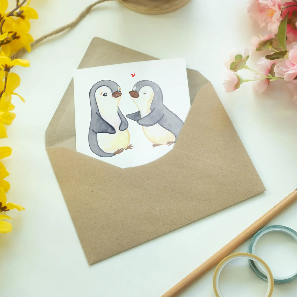 Greetings card penguins console greeting card, wedding card, invitation card, folding card, birthday card, Love, Loving, Two, Together, Marriage, Engagement, Proposal of marriage, Love gift, gift for her, gift for him, anniversary gift, Valentine&#39;s Day Gift for Women Love Gift Anniversary Wedding Anniversary Party Favor Gift for Girlfriend Gift for Partner Boyfriend Gift Token of Love for Men for Husband
