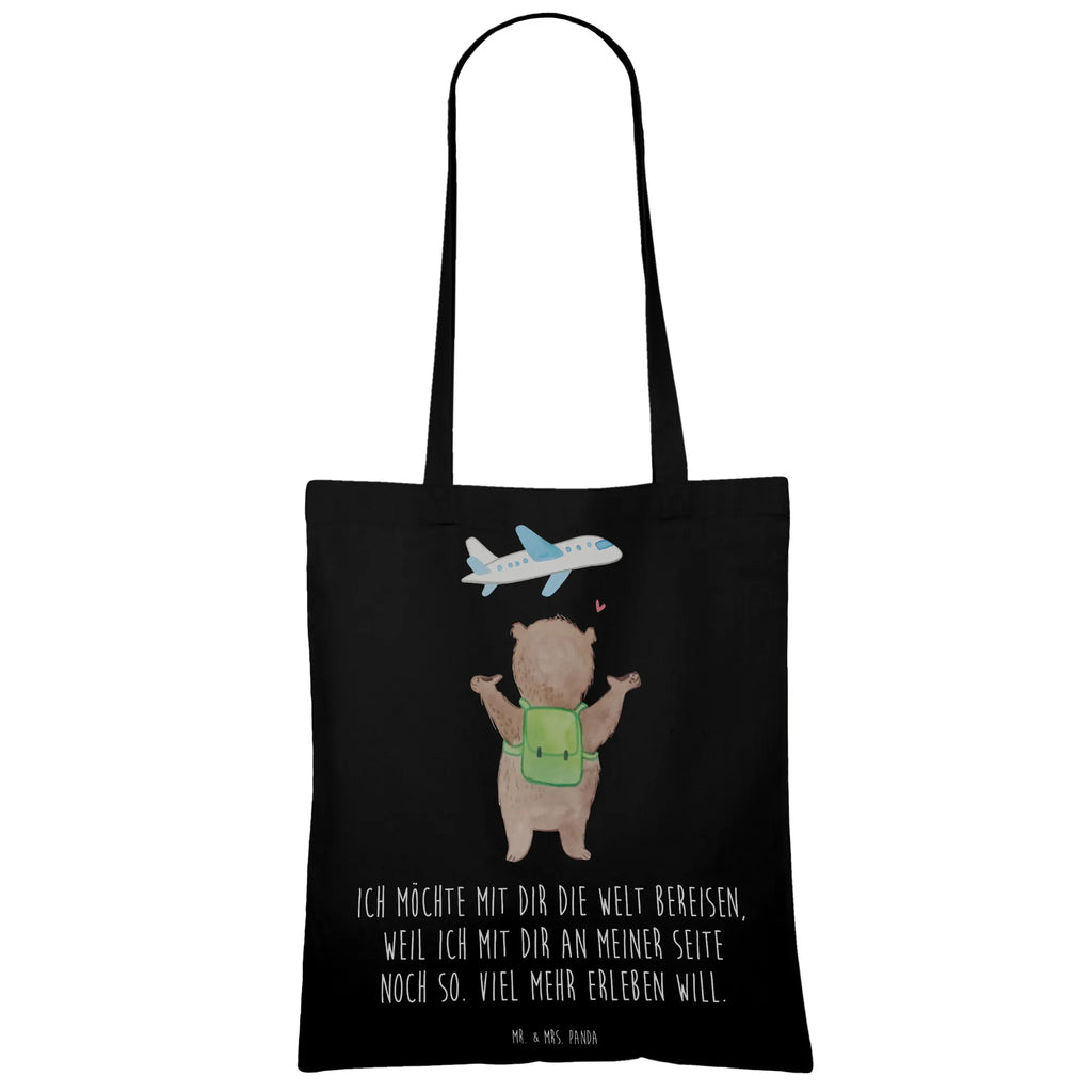 Tote bag bear Airplane Beutel, Beuteltasche, Jutebeutel, Schultertasche, Tragetasche, Stoffbeutel, Shopper, Tasche, Strandtasche, Umhängetasche, Einkaufstüte, Jutetasche, Stofftasche, Laptoptasche, Badetasche, Einkaufstasche, Liebe, Partner, Freund, Freundin, Ehemann, Ehefrau, Heiraten, Verlobung, Heiratsantrag, Liebesgeschenk, Jahrestag, Hocheitstag, Valentinstag, für Männer, Liebesbeweis, Mitbringsel, Hochzeitstag, Geschenk für Freundin, für Ehemann, Geschenk für Partner, Geschenk für Frauen