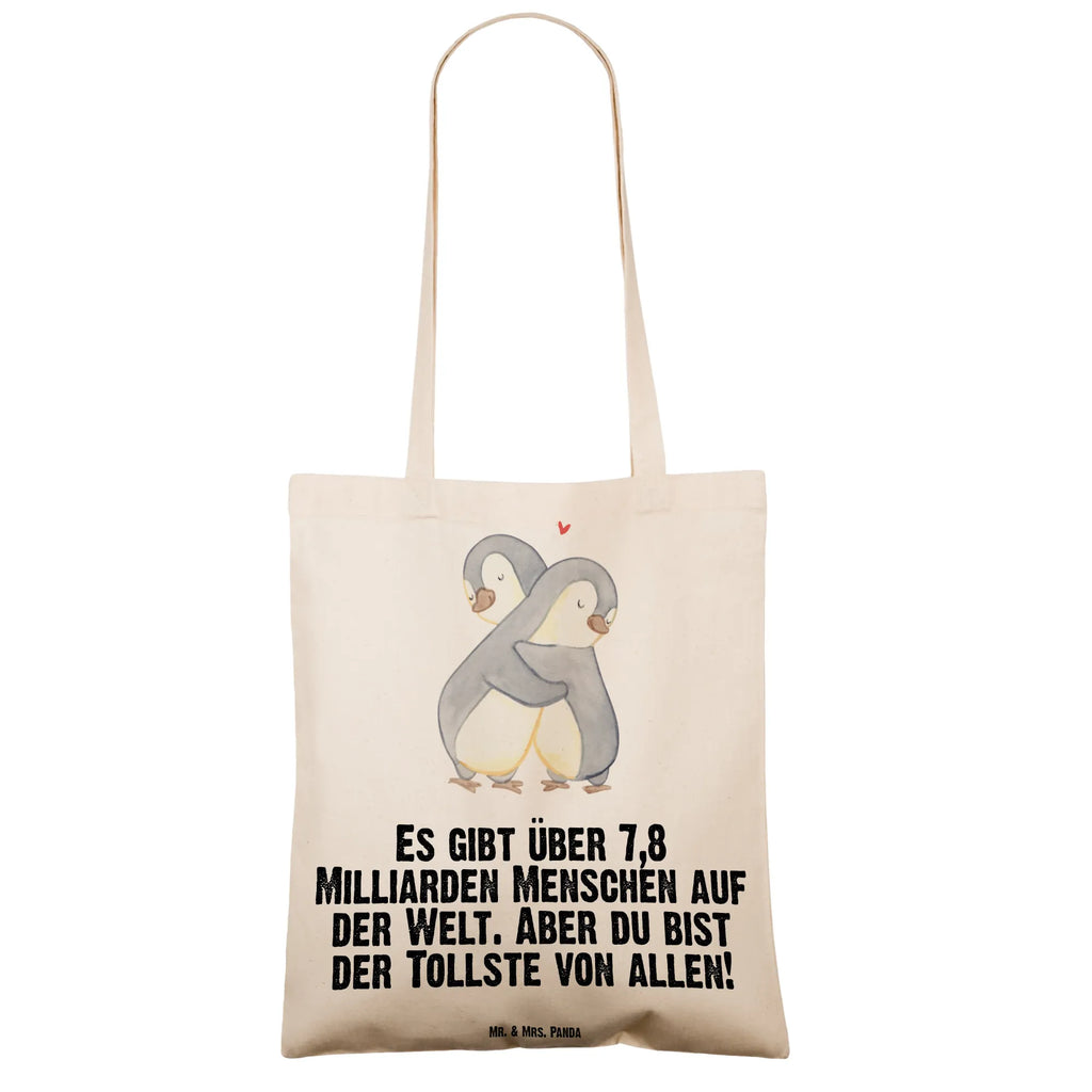 Tote bag penguins Cuddle Strandtasche, Einkaufstüte, Beutel, Beuteltasche, Shopper, Umhängetasche, Laptoptasche, Einkaufstasche, Stofftasche, Jutetasche, Jutebeutel, Tasche, Tragetasche, Schultertasche, Stoffbeutel, Badetasche, Liebe, Partner, Freund, Freundin, Ehemann, Ehefrau, Heiraten, Verlobung, Heiratsantrag, Liebesgeschenk, Jahrestag, Hocheitstag, Valentinstag, Hochzeitstag, Geschenk für Frauen, Geschenk für Freundin, Mitbringsel, für Männer, für Ehemann, Geschenk für Partner, Liebesbeweis