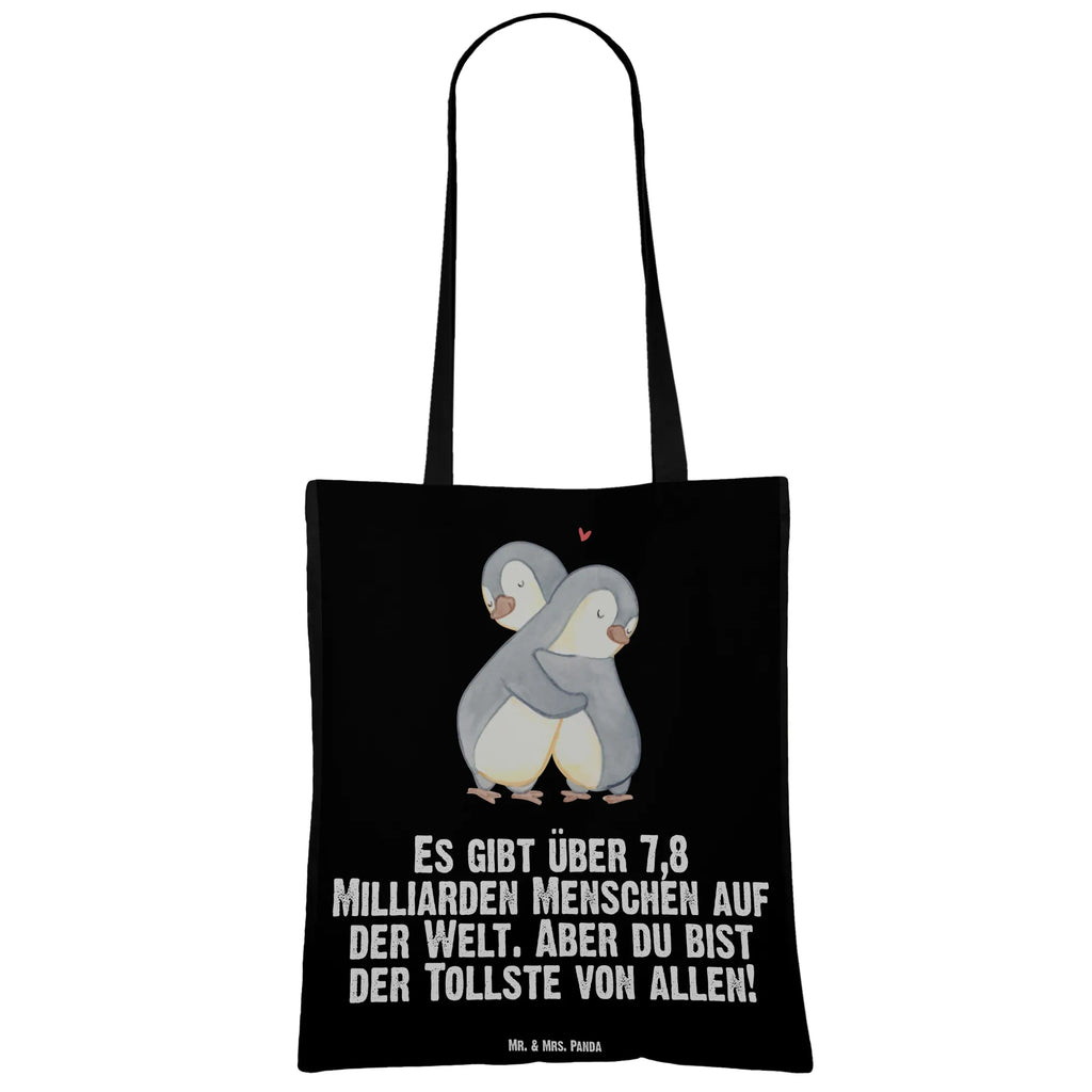 Tote bag penguins Cuddle Strandtasche, Einkaufstüte, Beutel, Beuteltasche, Shopper, Umhängetasche, Laptoptasche, Einkaufstasche, Stofftasche, Jutetasche, Jutebeutel, Tasche, Tragetasche, Schultertasche, Stoffbeutel, Badetasche, Liebe, Partner, Freund, Freundin, Ehemann, Ehefrau, Heiraten, Verlobung, Heiratsantrag, Liebesgeschenk, Jahrestag, Hocheitstag, Valentinstag, Hochzeitstag, Geschenk für Frauen, Geschenk für Freundin, Mitbringsel, für Männer, für Ehemann, Geschenk für Partner, Liebesbeweis