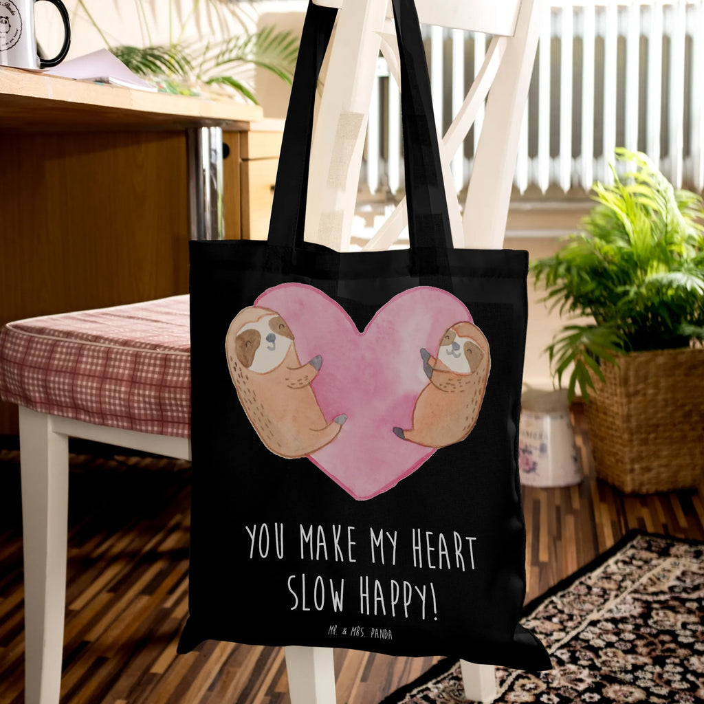 Tragetasche Faultiere Herz Stoffbeutel, Beutel, Schultertasche, Beuteltasche, Umhängetasche, Jutebeutel, Badetasche, Laptoptasche, Strandtasche, Einkaufstüte, Jutetasche, Stofftasche, Shopper, Tragetasche, Einkaufstasche, Tasche, Liebe, Partner, Freund, Freundin, Ehemann, Ehefrau, Heiraten, Verlobung, Heiratsantrag, Liebesgeschenk, Jahrestag, Hocheitstag, Valentinstag, Mitbringsel, für Ehemann, für Männer, Liebesbeweis, Geschenk für Freundin, Hochzeitstag, Geschenk für Partner, Geschenk für Frauen