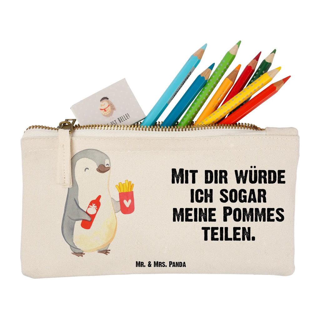 torebka na makijaż pingwin frytki Kulturbeutel, Kosmetiktasche, Etui, pencil case, utensilientasche, Federmappe, Mäppchen, kosmetiktäschchen, Schminktasche, Kosmetikbeutel, aufbewahrungsbeutel, Stiftemäppchen, Waschtasche, aufbewahrungstasche, Kulturtasche, toiletry bag, beauty tasche, Schminktäschchen, Schlampermäppchen, Waschbeutel, pinsel tasche, beauty case, Schminkbeutel, Freundin, Freund, Liebe, Liebesgeschenk, Jahrestag, Verlobung, Partner, Ehemann, Ehefrau, Heiraten, Heiratsantrag, Hocheitstag, Mitbringsel, Valentinstag, Hochzeitstag, Geschenk für Partner, für Männer, für Ehemann, Geschenk für Frauen, Geschenk für Freundin, Liebesbeweis