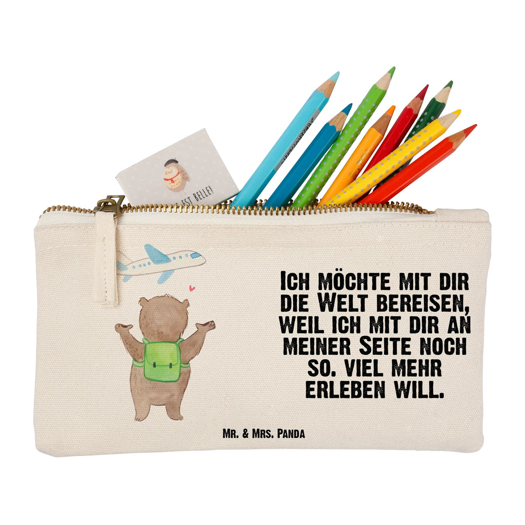 torebka na makijaż niedźwiedź samolot aufbewahrungsbeutel, Schminkbeutel, Schminktäschchen, Schlampermäppchen, kosmetiktäschchen, Etui, Mäppchen, Kulturtasche, beauty case, Kulturbeutel, utensilientasche, Federmappe, Kosmetikbeutel, Stiftemäppchen, beauty tasche, Waschtasche, Kosmetiktasche, Schminktasche, aufbewahrungstasche, pencil case, Waschbeutel, pinsel tasche, toiletry bag, Freundin, Freund, Liebe, Liebesgeschenk, Jahrestag, Verlobung, Partner, Ehemann, Ehefrau, Heiraten, Heiratsantrag, Hocheitstag, Liebesbeweis, Geschenk für Partner, Valentinstag, Hochzeitstag, für Männer, für Ehemann, Geschenk für Frauen, Mitbringsel, Geschenk für Freundin