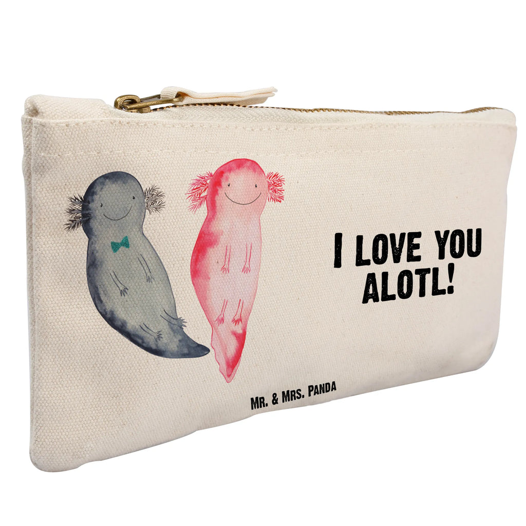 Make-up bag axolotl Love Kosmetiktasche, pencil case, Schlampermäppchen, pinsel tasche, toiletry bag, Kosmetikbeutel, Schminkbeutel, kosmetiktäschchen, Stiftemäppchen, aufbewahrungsbeutel, Schminktasche, Waschtasche, Kulturbeutel, aufbewahrungstasche, Waschbeutel, utensilientasche, Etui, Mäppchen, Kulturtasche, beauty tasche, beauty case, Schminktäschchen, Federmappe, Freundin, Freund, Liebe, Liebesgeschenk, Jahrestag, Verlobung, Partner, Ehemann, Ehefrau, Heiraten, Heiratsantrag, Hocheitstag, Mitbringsel, Liebesbeweis, für Männer, Geschenk für Partner, für Ehemann, Geschenk für Frauen, Geschenk für Freundin, Valentinstag, Hochzeitstag