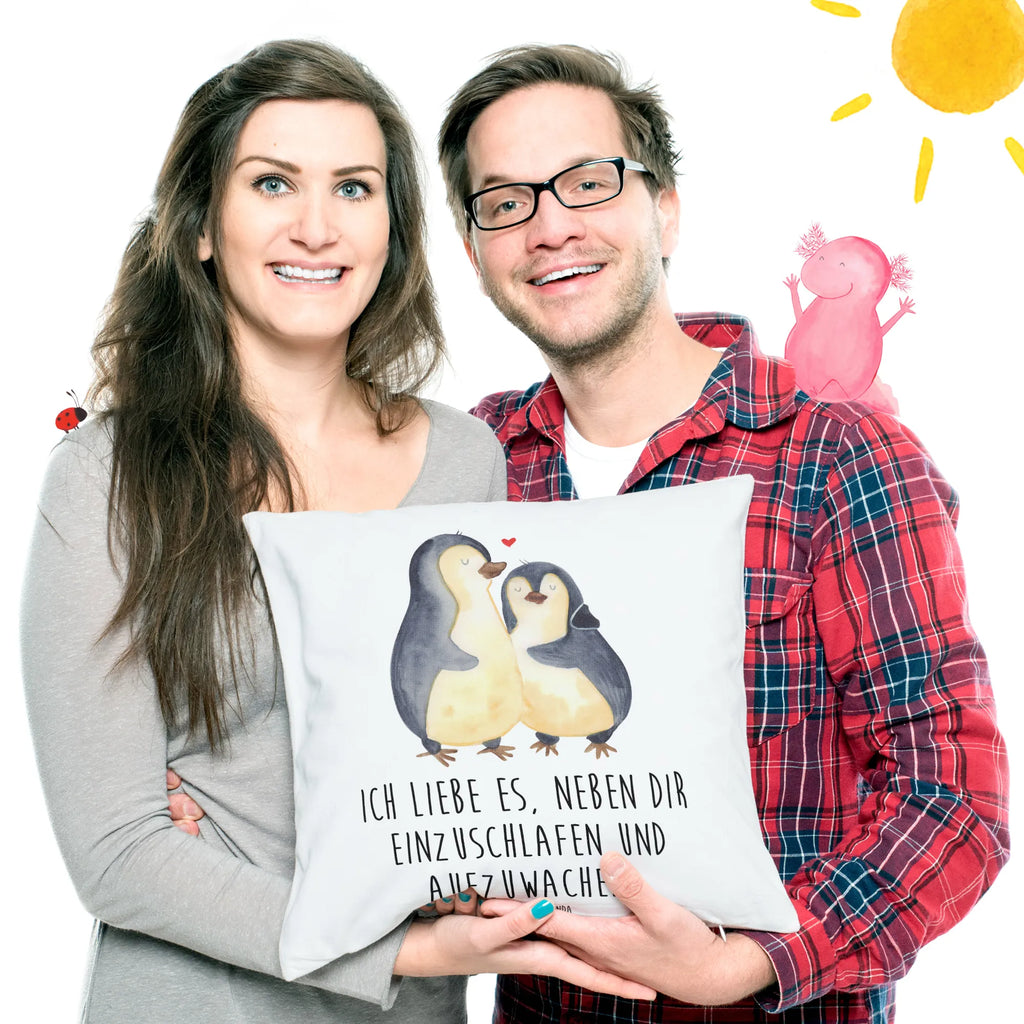 Cushion penguins Fall asleep cushion, sofa, settee, Pillow, pillow case, soft, pillows, couch, fluffy, bedroom, pad, bed, 40 x 40, 40x40, Love, Loving, Two, Together, Marriage, Engagement, Proposal of marriage, Love gift, gift for her, gift for him, anniversary gift, Valentine&#39;s Day Gift for Women Love Gift Anniversary Wedding Anniversary Party Favor Gift for Girlfriend Gift for Partner Boyfriend Gift Token of Love for Men for Husband