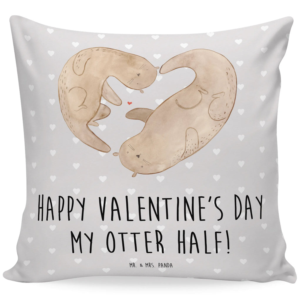 40x40 poduszka wydra Walentynka Miłość, partner, przyjaciel, przyjaciółka, mąż, żona, wesele, zaręczyny, prośba o rękę, prezent miłosny, rocznica, dzień ślubu