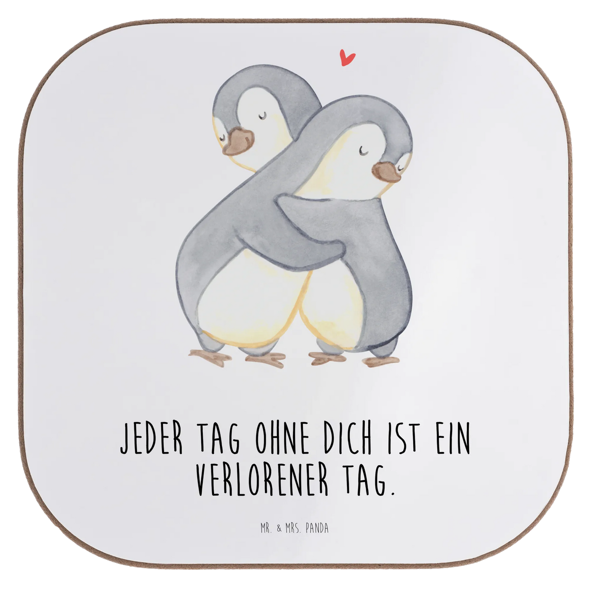 Square coaster penguins Cuddle
