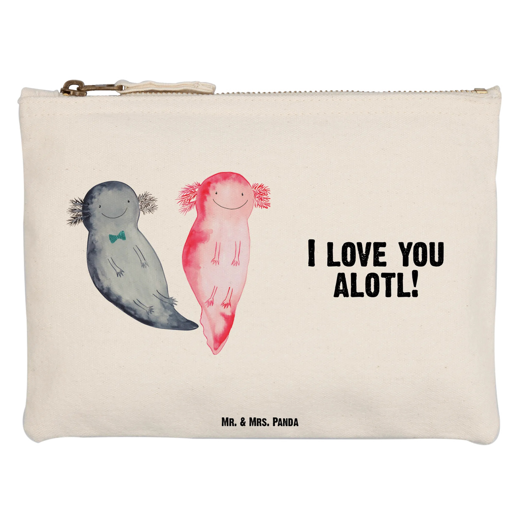 Make-up bag axolotl Love Kosmetiktasche, pencil case, Schlampermäppchen, pinsel tasche, toiletry bag, Kosmetikbeutel, Schminkbeutel, kosmetiktäschchen, Stiftemäppchen, aufbewahrungsbeutel, Schminktasche, Waschtasche, Kulturbeutel, aufbewahrungstasche, Waschbeutel, utensilientasche, Etui, Mäppchen, Kulturtasche, beauty tasche, beauty case, Schminktäschchen, Federmappe, Freundin, Freund, Liebe, Liebesgeschenk, Jahrestag, Verlobung, Partner, Ehemann, Ehefrau, Heiraten, Heiratsantrag, Hocheitstag, Mitbringsel, Liebesbeweis, für Männer, Geschenk für Partner, für Ehemann, Geschenk für Frauen, Geschenk für Freundin, Valentinstag, Hochzeitstag