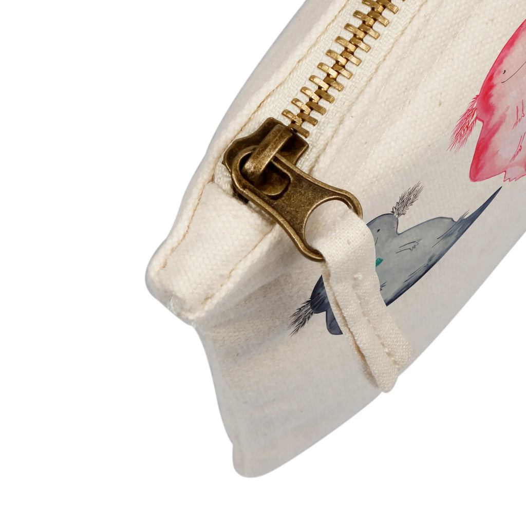 Make-up bag axolotl Love Kosmetiktasche, pencil case, Schlampermäppchen, pinsel tasche, toiletry bag, Kosmetikbeutel, Schminkbeutel, kosmetiktäschchen, Stiftemäppchen, aufbewahrungsbeutel, Schminktasche, Waschtasche, Kulturbeutel, aufbewahrungstasche, Waschbeutel, utensilientasche, Etui, Mäppchen, Kulturtasche, beauty tasche, beauty case, Schminktäschchen, Federmappe, Freundin, Freund, Liebe, Liebesgeschenk, Jahrestag, Verlobung, Partner, Ehemann, Ehefrau, Heiraten, Heiratsantrag, Hocheitstag, Mitbringsel, Liebesbeweis, für Männer, Geschenk für Partner, für Ehemann, Geschenk für Frauen, Geschenk für Freundin, Valentinstag, Hochzeitstag