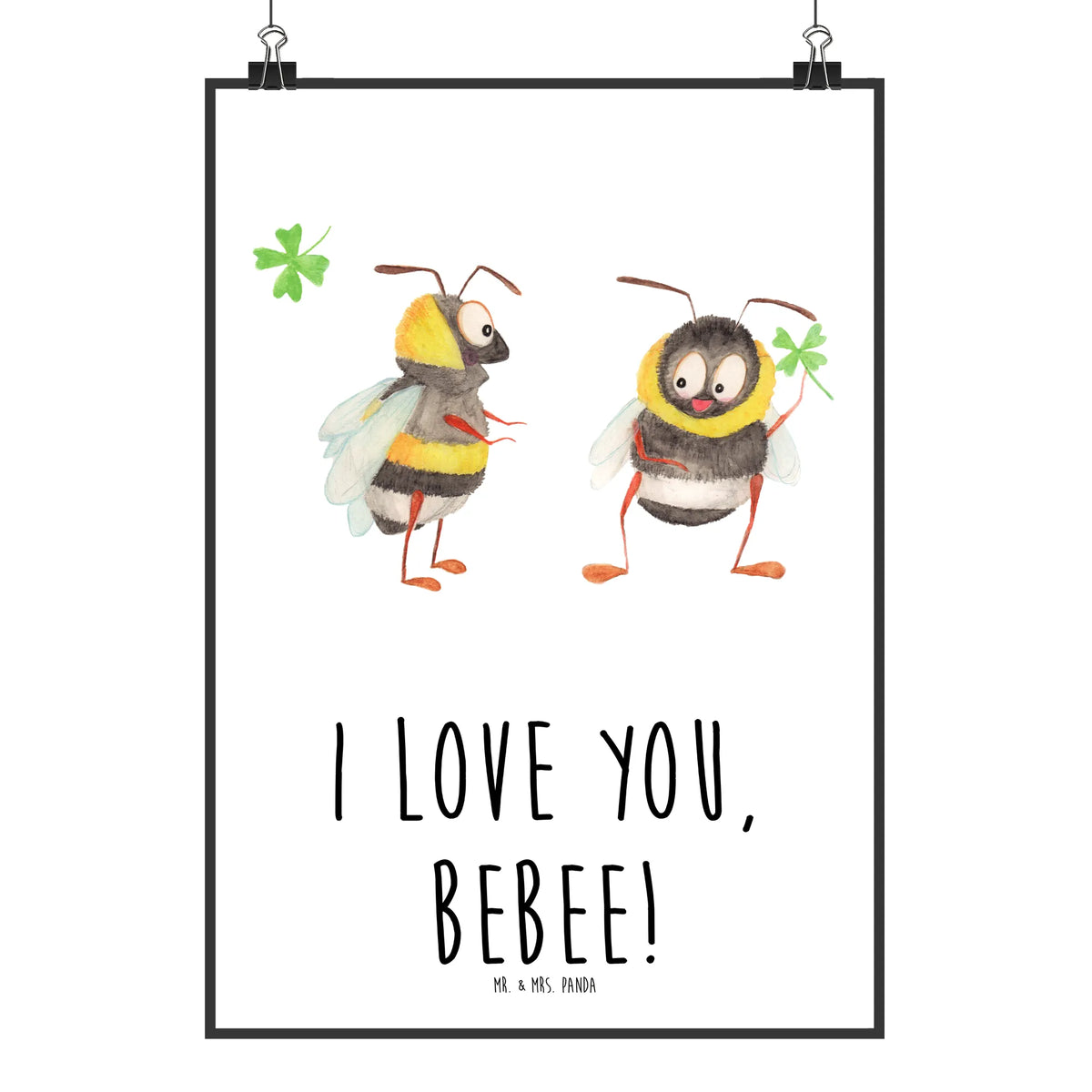 Poster bees Pair Loving, Two, Together, Marriage, Proposal of marriage, Love gift, gift for her, gift for him, anniversary gift, Valentine's Day Gift for Women Love Gift Anniversary Wedding Anniversary Party Favor Gift for Girlfriend Gift for Partner Boyfriend Gift Token of Love for Men for Husband Turtles Turtles in Love