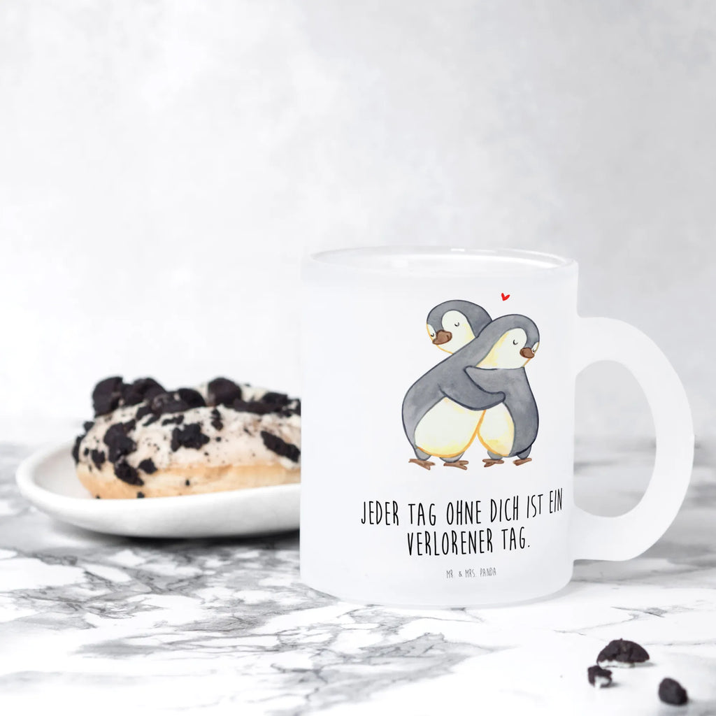 Glass tea cup penguins Cuddle glass, Tea cup, tea glass, mug, tea, Love, Loving, Two, Together, Marriage, Engagement, Proposal of marriage, Love gift, gift for her, gift for him, anniversary gift, Valentine&#39;s Day Gift for Women Love Gift Anniversary Wedding Anniversary Party Favor Gift for Girlfriend Gift for Partner Boyfriend Gift Token of Love for Men for Husband