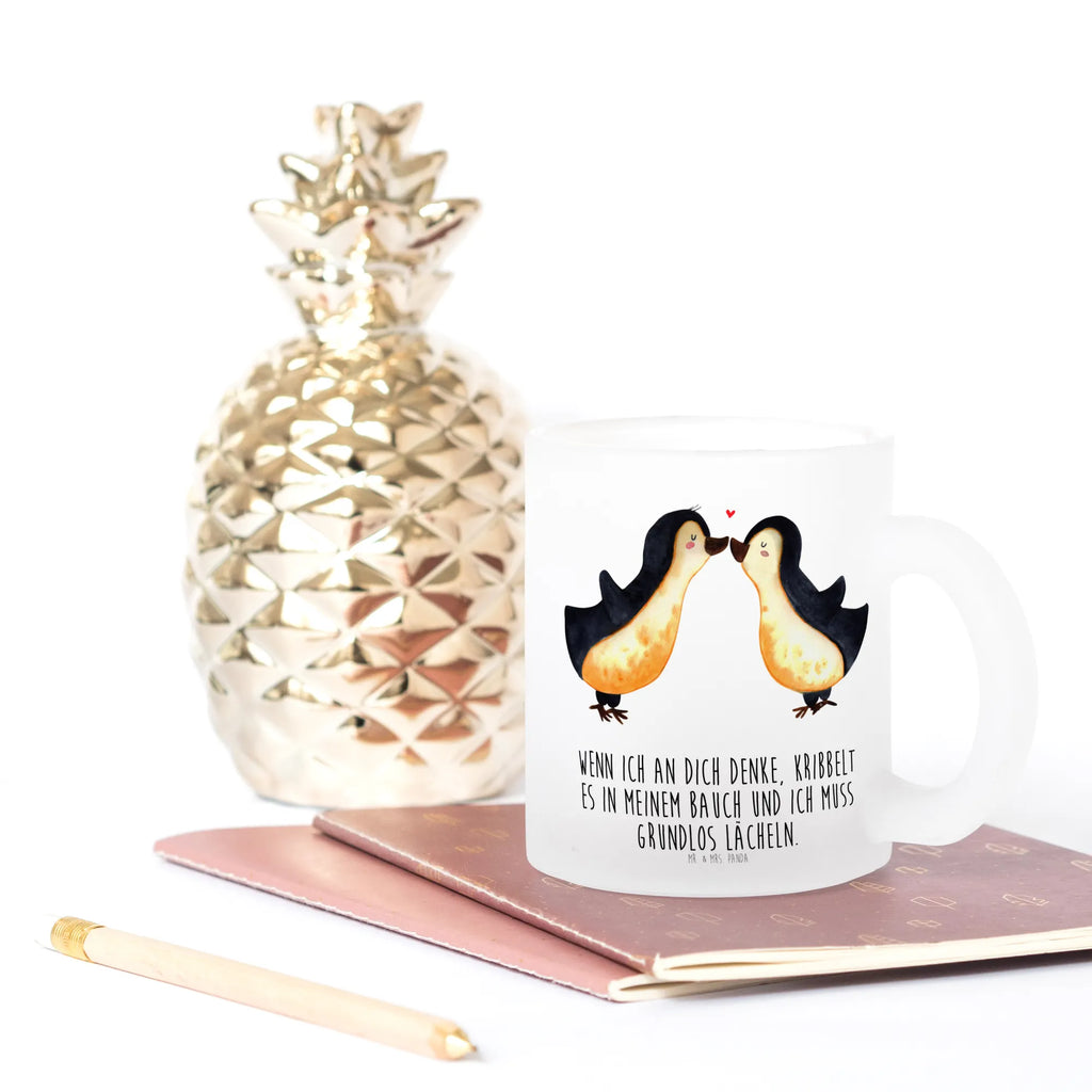 Teetasse Pinguine Kuss Große Teetasse, Teeglas, becher glas, Trinkglas, Teetasse, Teegläser, tasse glas, becher für tee, Tasse, getränkeglas, Becher, Tasse Für Tee, Glasbecher, Glas Teebecher, Teetasse Glas, Tee Tasse, glastasse, Teetasse aus Glas, Freundin, Freund, Liebe, Liebesgeschenk, Jahrestag, Verlobung, Partner, Ehemann, Ehefrau, Heiraten, Heiratsantrag, Hocheitstag, für Ehemann, Liebesbeweis, Geschenk für Frauen, Mitbringsel, Geschenk für Partner, Hochzeitstag, für Männer, Geschenk für Freundin, Valentinstag