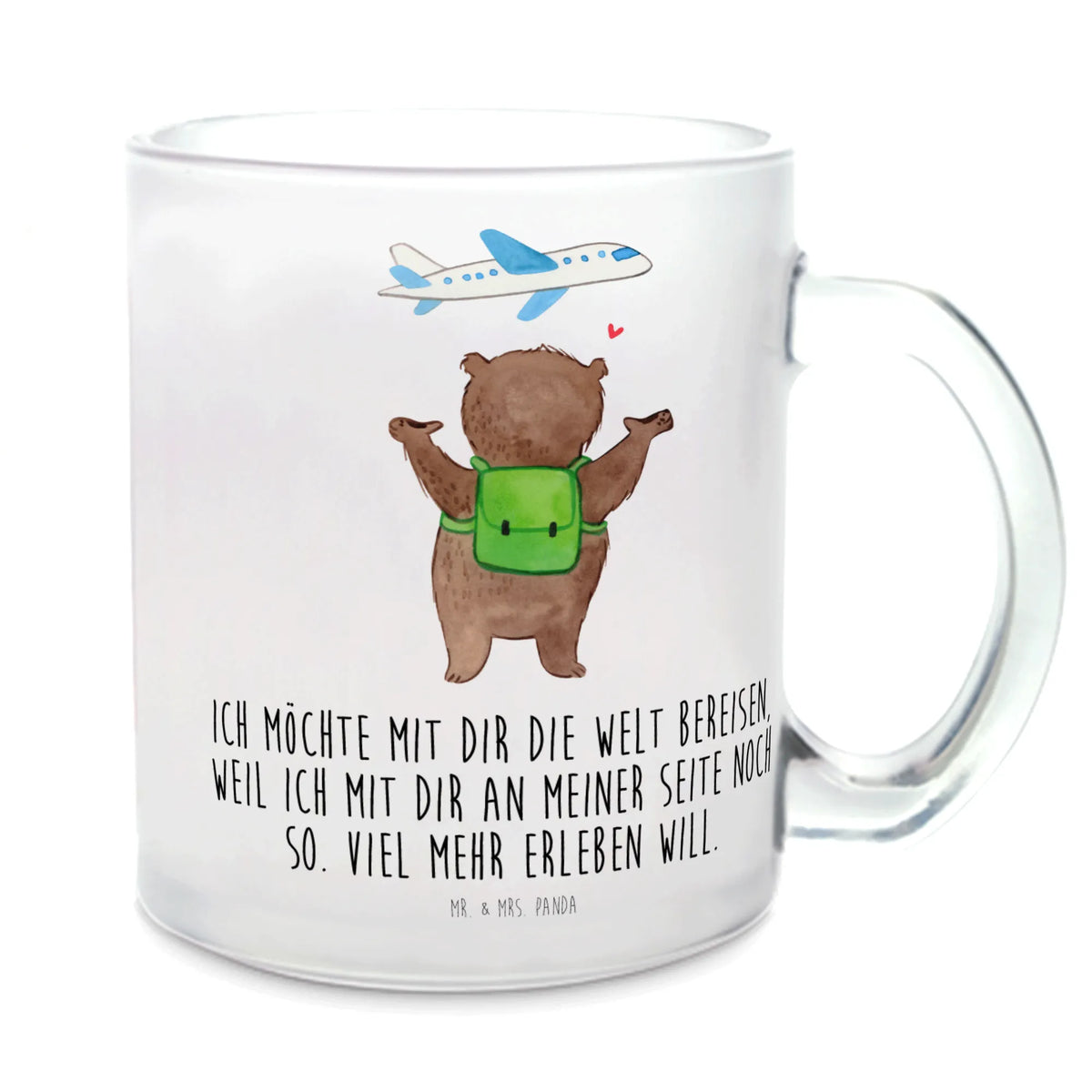 Glass tea cup bear Airplane tea glass, glass, tea, Tea cup, mug, Love, Loving, Two, Together, Marriage, Engagement, Proposal of marriage, Love gift, gift for her, gift for him, anniversary gift, Valentine's Day Gift for Women Love Gift Anniversary Wedding Anniversary Party Favor Gift for Girlfriend Gift for Partner Boyfriend Gift Token of Love for Men for Husband