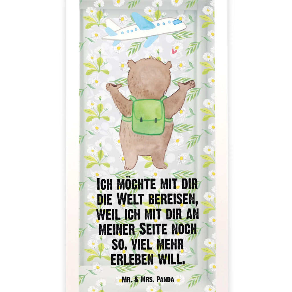 Dekoracyjna latarnia niedźwiedź samolot Miłość, partner, przyjaciel, przyjaciółka, mąż, żona, wesele, zaręczyny, prośba o rękę, prezent miłosny, rocznica, dzień ślubu