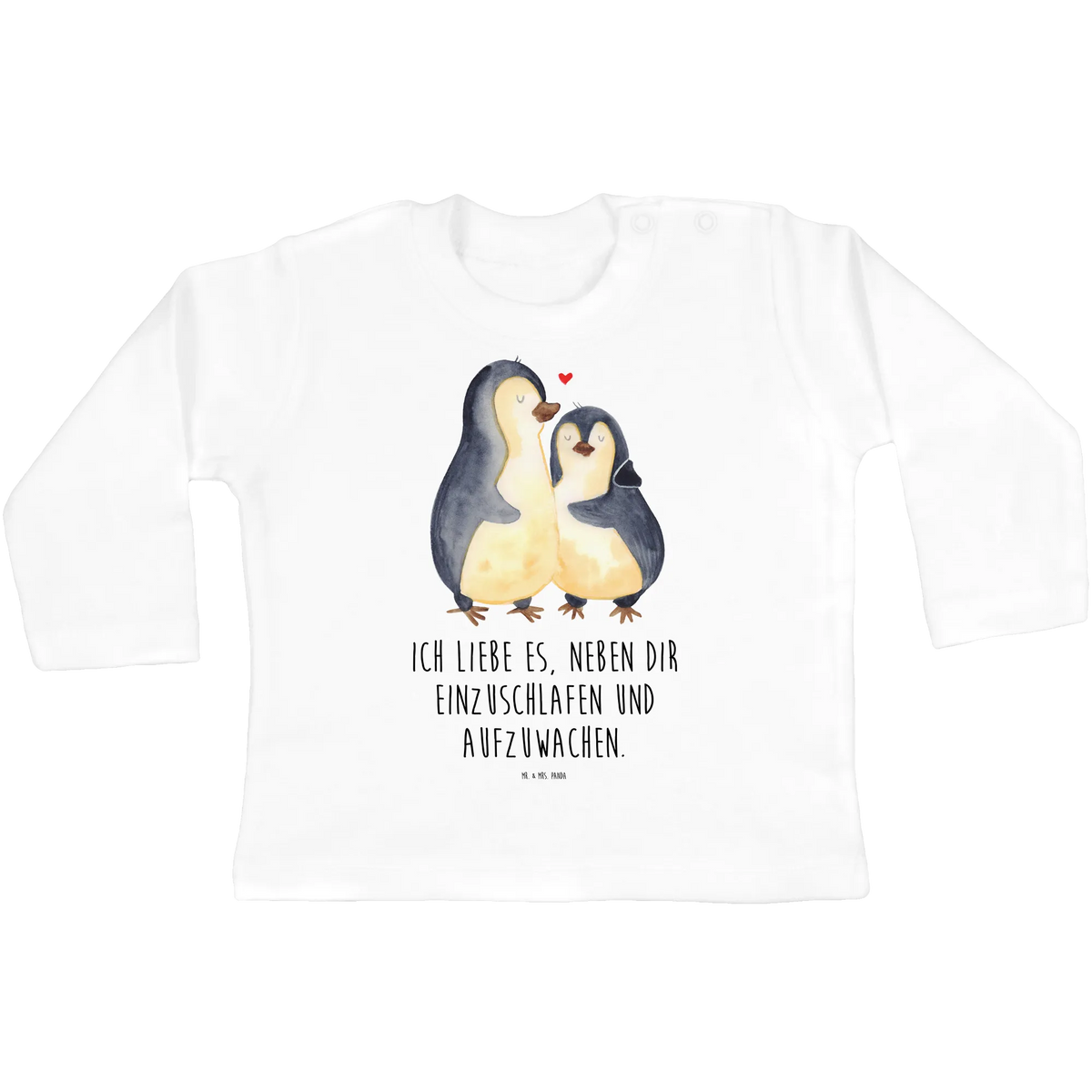 Baby Longsleeve Pinguine Einschlafen Langarm, Kleidung, Bio, Baby Shower, Freundin, Freund, Liebe, Liebesgeschenk, Jahrestag, Verlobung, Partner, Ehemann, Ehefrau, Heiraten, Heiratsantrag, Hocheitstag, Liebesbeweis, für Ehemann, Geschenk für Frauen, Geschenk für Partner, Mitbringsel, Valentinstag, Hochzeitstag, für Männer, Geschenk für Freundin