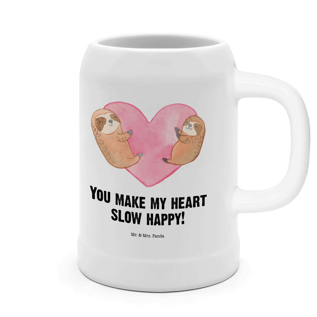 Beer mug sloths Heart Love, Loving, Two, Together, Marriage, Engagement, Proposal of marriage, Love gift, gift for her, gift for him, anniversary gift, Valentine's Day Gift for Women Love Gift Anniversary Wedding Anniversary Party Favor Gift for Girlfriend Gift for Partner Boyfriend Gift Token of Love for Men for Husband