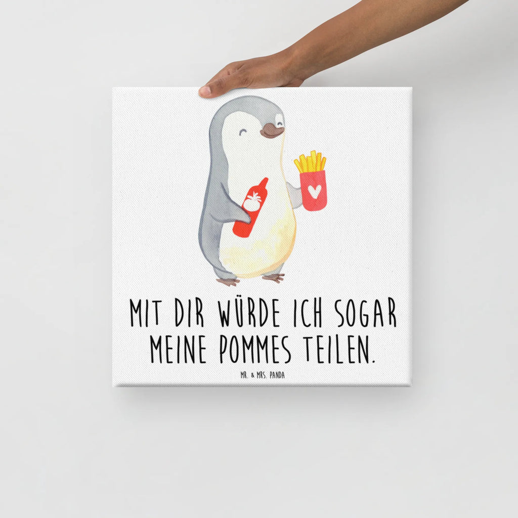 Canvas picture penguin French fries Kunstdruck, Leinwand, Verlobung, Partner, Ehemann, Ehefrau, Liebe, Heiraten, Liebesgeschenk, Heiratsantrag, Hocheitstag, Freundin, Jahrestag, Freund, Hochzeitstag, für Männer, Geschenk für Frauen, Geschenk für Partner, Geschenk für Freundin, für Ehemann, Valentinstag, Liebesbeweis, Mitbringsel