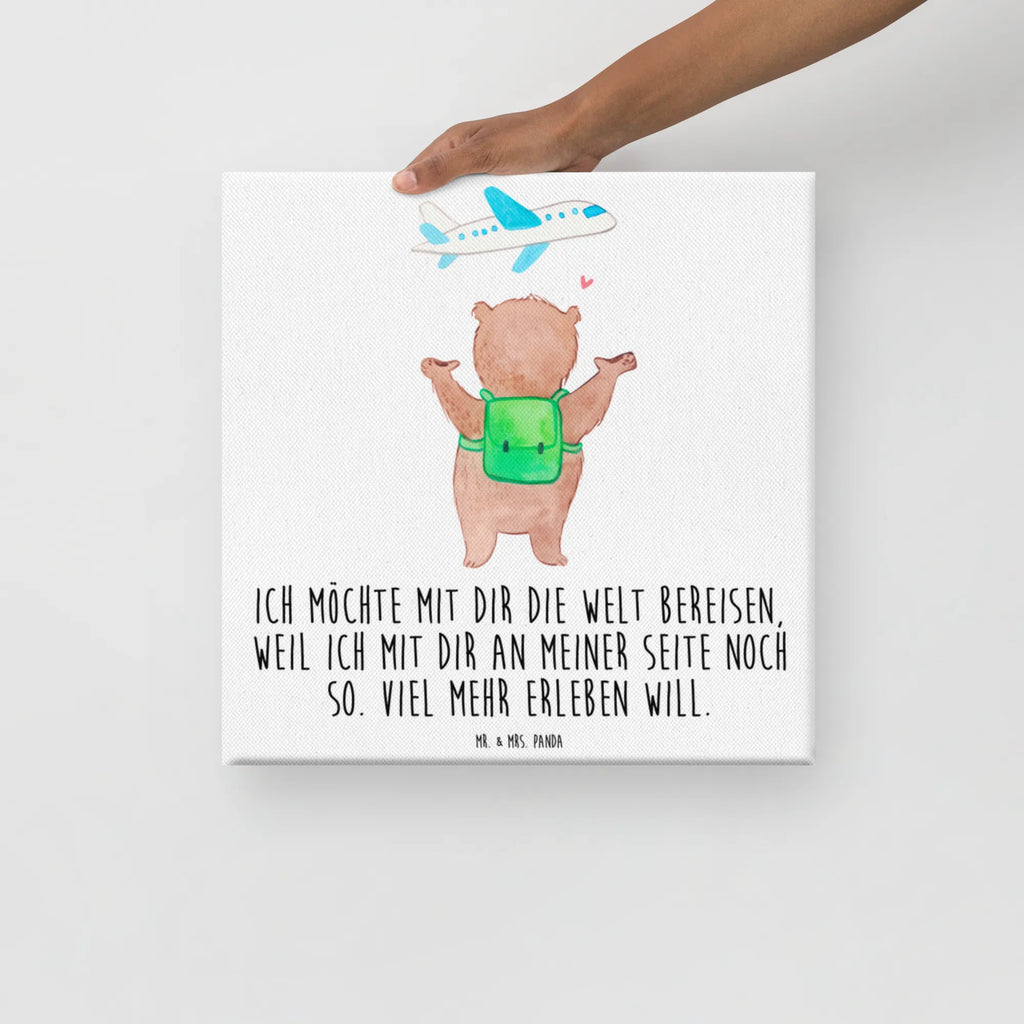 Leinwand Bild Bär Flugzeug Kunstdruck, Leinwand, Verlobung, Partner, Ehemann, Ehefrau, Liebe, Heiraten, Liebesgeschenk, Heiratsantrag, Hocheitstag, Freundin, Jahrestag, Freund, Liebesbeweis, für Männer, Geschenk für Freundin, Valentinstag, Mitbringsel, Hochzeitstag, Geschenk für Partner, Geschenk für Frauen, für Ehemann
