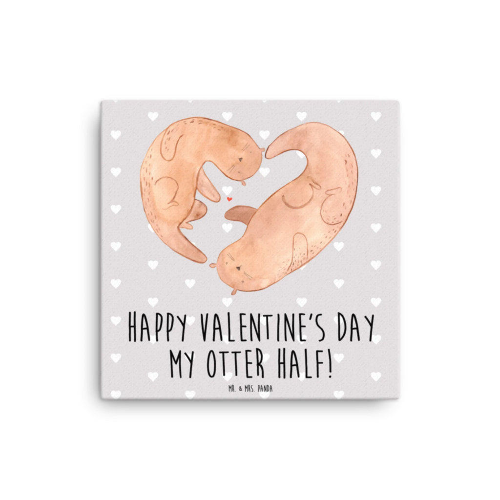 Leinwand Bild Otter Valentine Kunstdruck, Leinwand, Liebesgeschenk, Jahrestag, Hocheitstag, Freundin, Heiratsantrag, Heiraten, Liebe, Ehefrau, Ehemann, Freund, Partner, Verlobung, Hochzeitstag, Geschenk für Freundin, Valentinstag, für Männer, Mitbringsel, für Ehemann, Geschenk für Frauen, Geschenk für Partner, Liebesbeweis