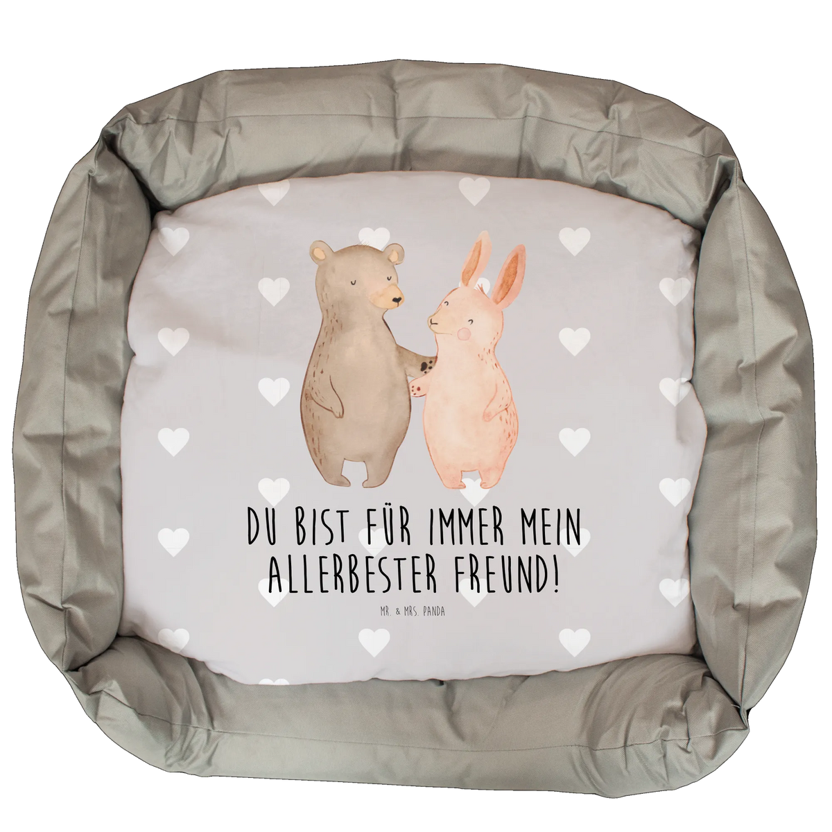 Cat bed bear and rabbit Embrace Love, Loving, Two, Together, Marriage, Engagement, Proposal of marriage, Love gift, gift for her, gift for him, anniversary gift, bear, friends, rabbit, best friends, best friend