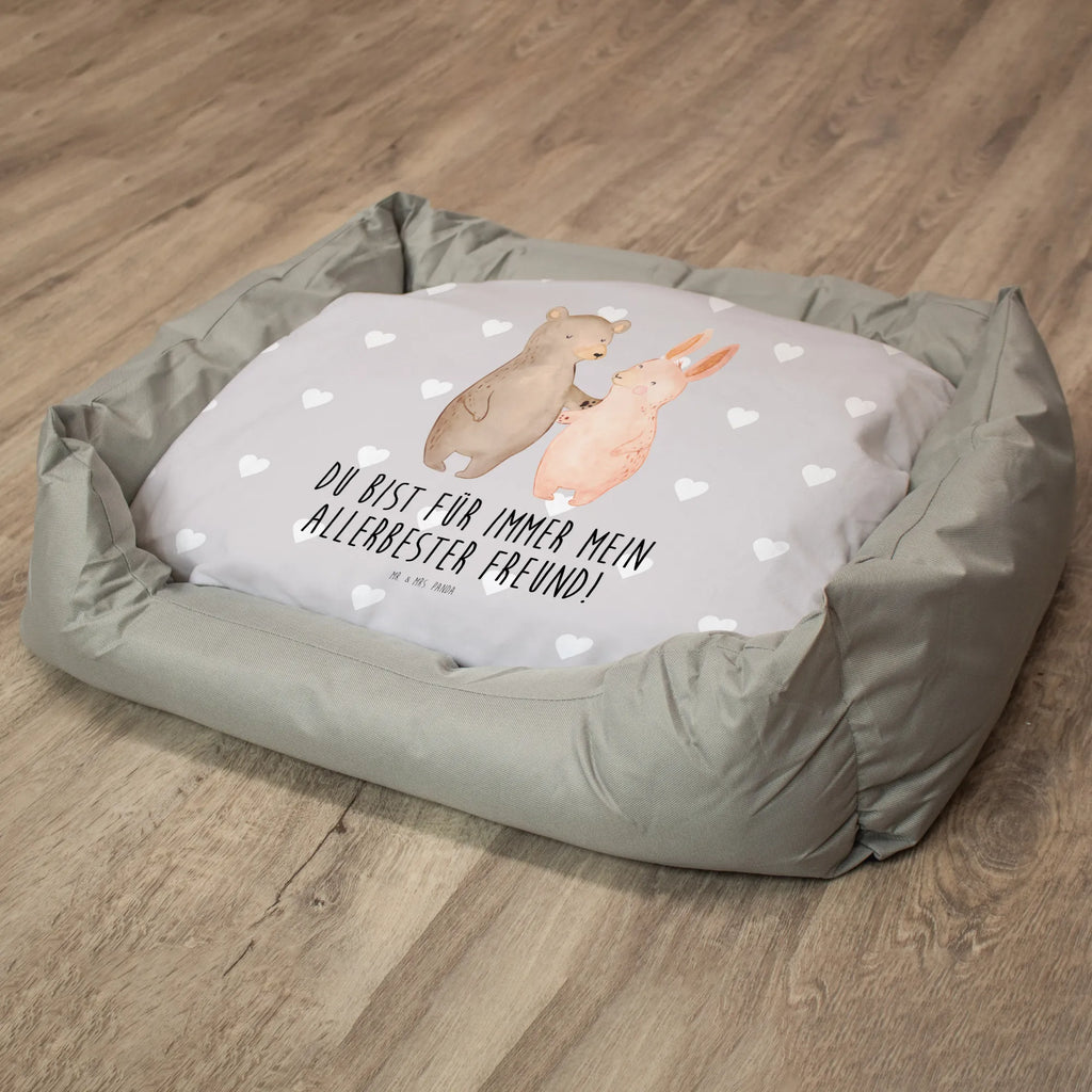 Cat bed bear and rabbit Embrace Love, Loving, Two, Together, Marriage, Engagement, Proposal of marriage, Love gift, gift for her, gift for him, anniversary gift, bear, friends, rabbit, best friends, best friend