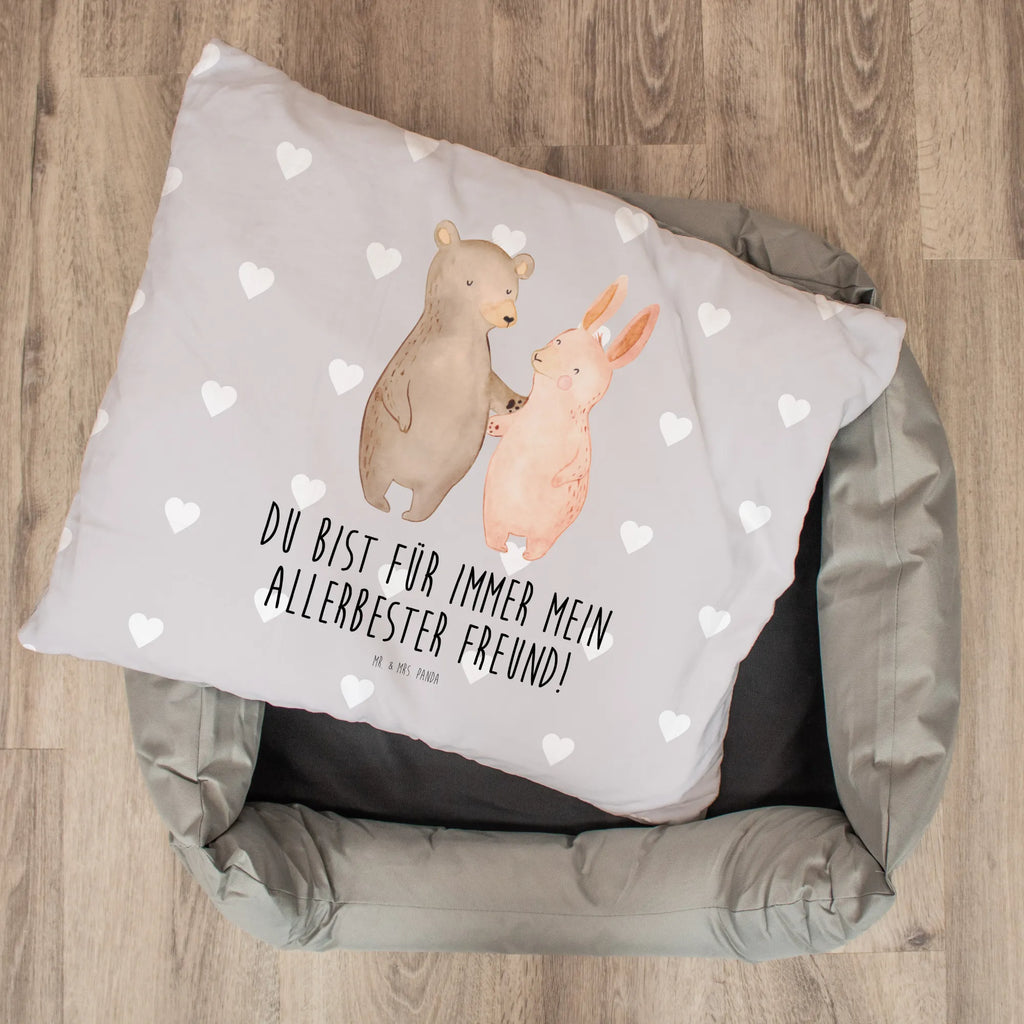 Cat bed bear and rabbit Embrace Love, Loving, Two, Together, Marriage, Engagement, Proposal of marriage, Love gift, gift for her, gift for him, anniversary gift, bear, friends, rabbit, best friends, best friend