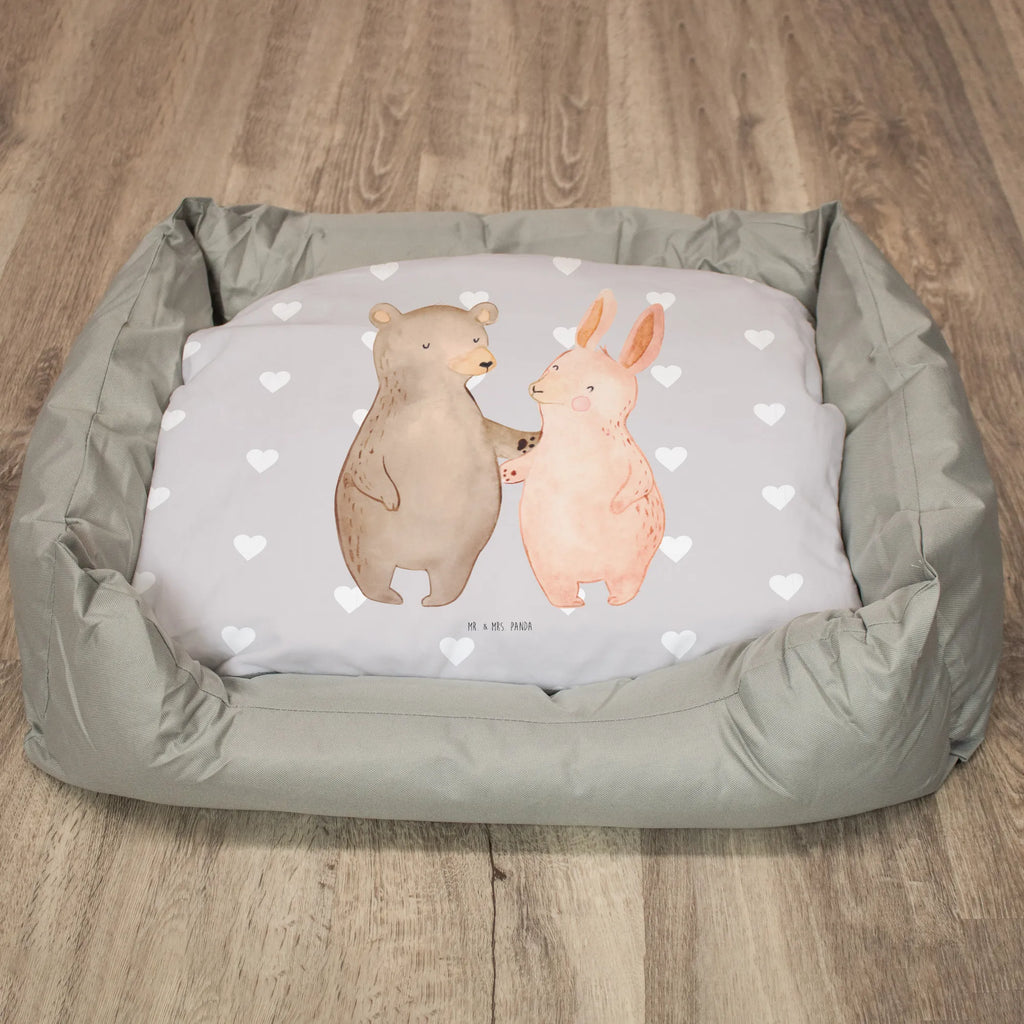 Cat bed bear and rabbit Embrace Love, Loving, Two, Together, Marriage, Engagement, Proposal of marriage, Love gift, gift for her, gift for him, anniversary gift, bear, friends, rabbit, best friends, best friend