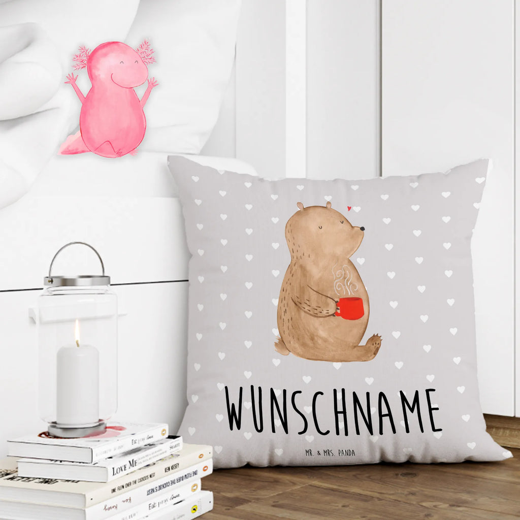 Personalised cushion bear morning coffee Love, Loving, Two, Together, Marriage, Engagement, Proposal of marriage, Love gift, gift for her, gift for him, anniversary gift, Valentine&#39;s Day Gift for Women Love Gift Anniversary Wedding Anniversary Party Favor Gift for Girlfriend Gift for Partner Boyfriend Gift Token of Love for Men for Husband