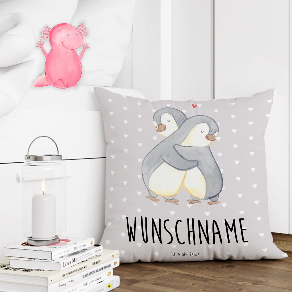 Personalised cushion penguins Cuddle Name, Bedrucken, Personalisiert, Kopfkissen, Wunschname, Kissen, Freundin, Freund, Liebe, Liebesgeschenk, Jahrestag, Verlobung, Partner, Ehemann, Ehefrau, Heiraten, Heiratsantrag, Hocheitstag, Geschenk für Partner, für Männer, für Ehemann, Valentinstag, Geschenk für Frauen, Mitbringsel, Geschenk für Freundin, Liebesbeweis, Hochzeitstag