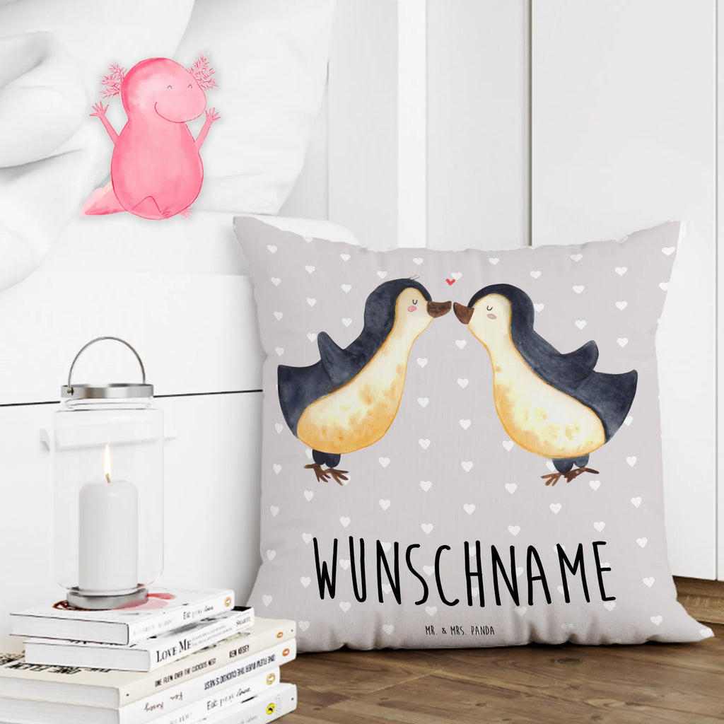 Personalised cushion penguins kiss Love, Loving, Two, Together, Marriage, Engagement, Proposal of marriage, Love gift, gift for her, gift for him, anniversary gift, Valentine&#39;s Day Gift for Women Love Gift Anniversary Wedding Anniversary Party Favor Gift for Girlfriend Gift for Partner Boyfriend Gift Token of Love for Men for Husband