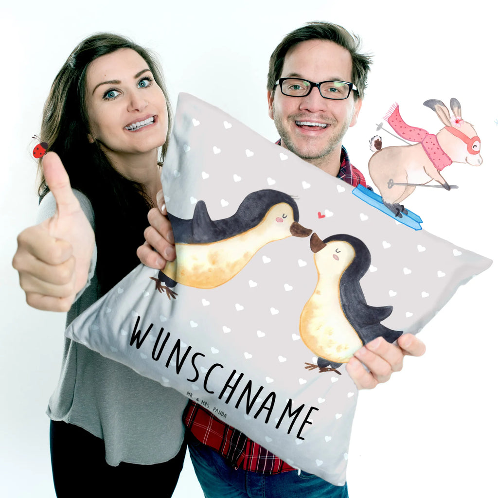 Personalised cushion penguins kiss Love, Loving, Two, Together, Marriage, Engagement, Proposal of marriage, Love gift, gift for her, gift for him, anniversary gift, Valentine&#39;s Day Gift for Women Love Gift Anniversary Wedding Anniversary Party Favor Gift for Girlfriend Gift for Partner Boyfriend Gift Token of Love for Men for Husband