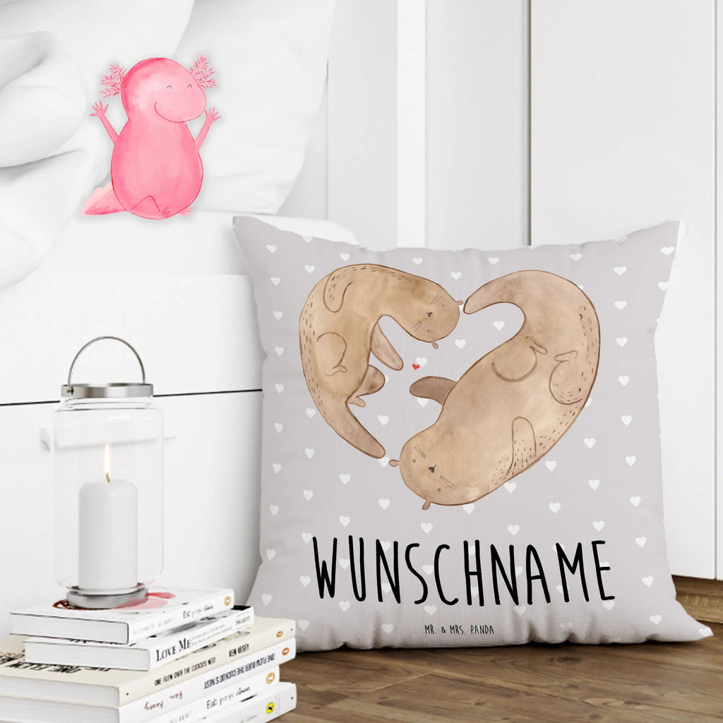 Personalised cushion otter valentine Love, Loving, Two, Together, Marriage, Engagement, Proposal of marriage, Love gift, gift for her, gift for him, anniversary gift, Valentine&#39;s Day Gift for Women Love Gift Anniversary Wedding Anniversary Party Favor Gift for Girlfriend Gift for Partner Boyfriend Gift Token of Love for Men for Husband
