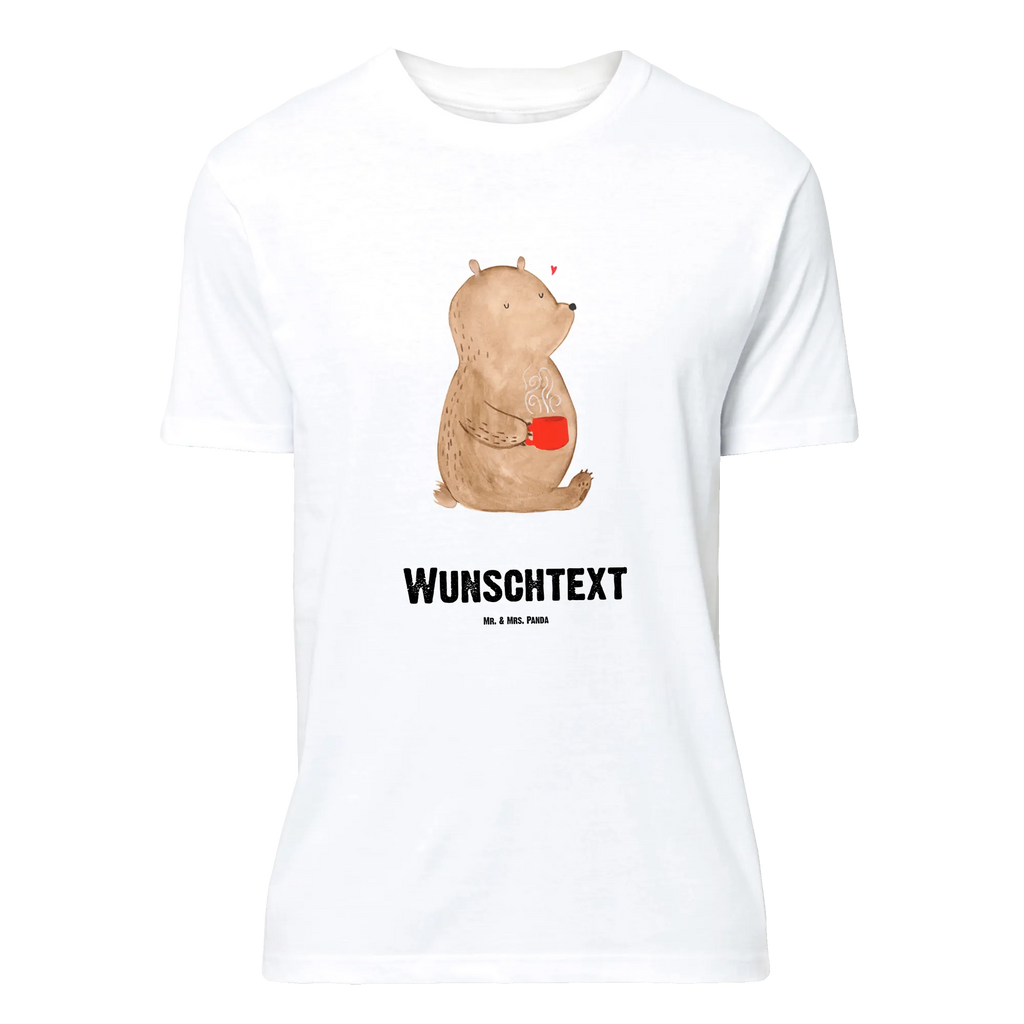 Personalisiertes T-Shirt Bär Morgenkaffee T-Shirt mit Aufruck, T-Shirt Personalisiert, T-Shirt mit Namen, Ehefrau, Hocheitstag, Heiratsantrag, Heiraten, Jahrestag, Verlobung, Liebesgeschenk, Liebe, Partner, Freundin, Ehemann, Freund, für Männer, Liebesbeweis, Geschenk für Freundin, für Ehemann, Geschenk für Partner, Geschenk für Frauen, Hochzeitstag, Valentinstag, Mitbringsel