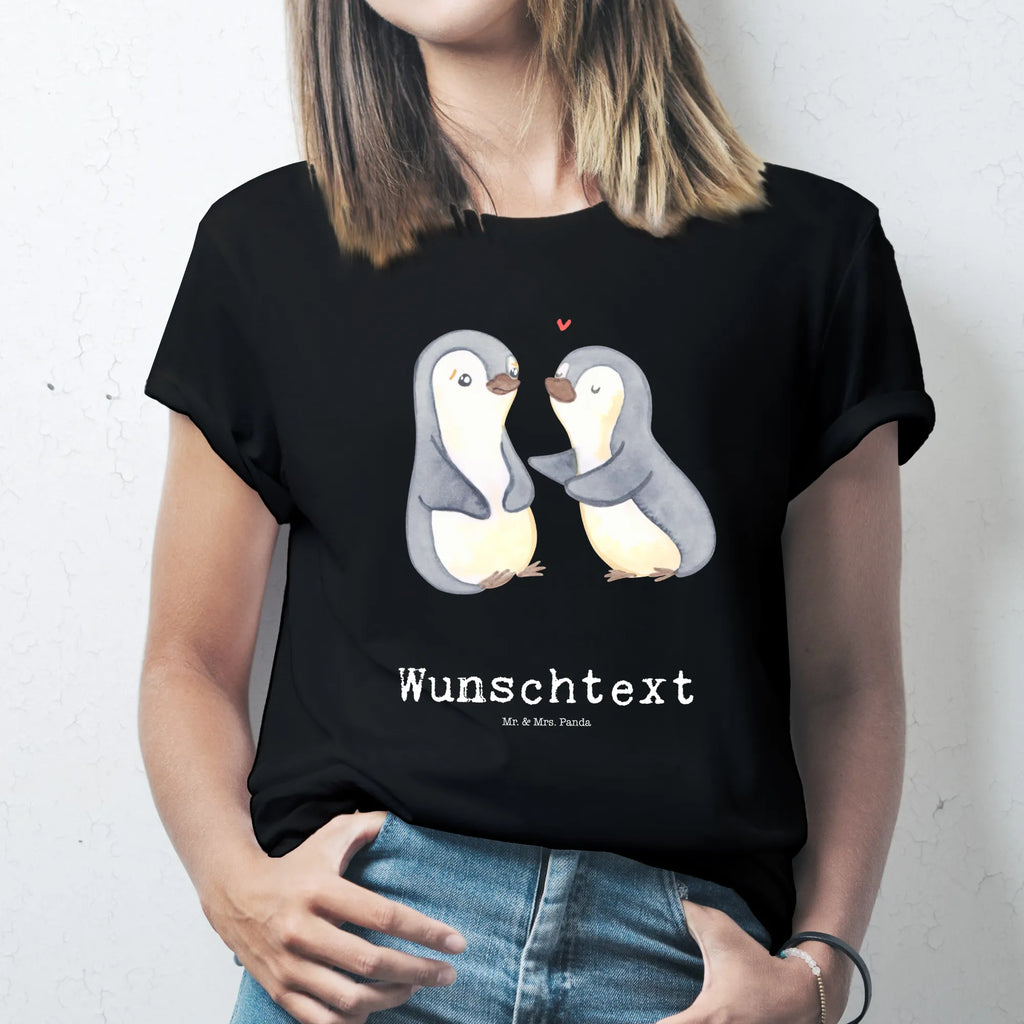 Rozmiar L Personalizowana koszulka pingwiny pocieszyć T-Shirt mit Namen, T-Shirt mit Aufruck, T-Shirt Personalisiert, Ehefrau, Hocheitstag, Heiratsantrag, Heiraten, Jahrestag, Verlobung, Liebesgeschenk, Liebe, Partner, Freundin, Ehemann, Freund, Geschenk für Frauen, für Männer, Valentinstag, Geschenk für Freundin, Hochzeitstag, für Ehemann, Liebesbeweis, Mitbringsel, Geschenk für Partner