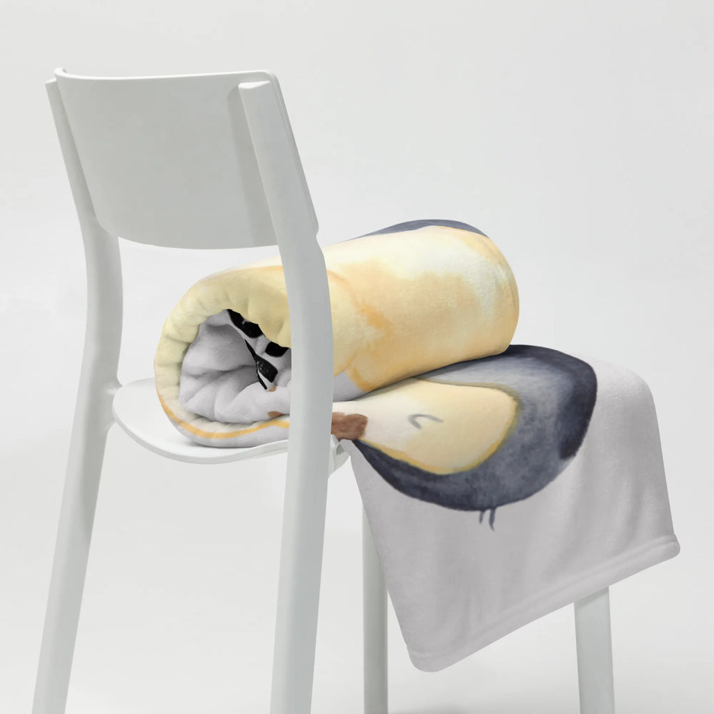 Personalizowany koc pingwiny zasypianie Miłość, partner, przyjaciel, przyjaciółka, mąż, żona, wesele, zaręczyny, prośba o rękę, prezent miłosny, rocznica, dzień ślubu