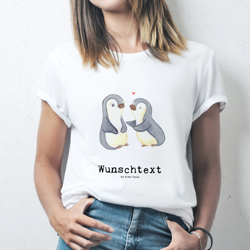 Rozmiar L Personalizowana koszulka pingwiny pocieszyć T-Shirt mit Namen, T-Shirt mit Aufruck, T-Shirt Personalisiert, Ehefrau, Hocheitstag, Heiratsantrag, Heiraten, Jahrestag, Verlobung, Liebesgeschenk, Liebe, Partner, Freundin, Ehemann, Freund, Geschenk für Frauen, für Männer, Valentinstag, Geschenk für Freundin, Hochzeitstag, für Ehemann, Liebesbeweis, Mitbringsel, Geschenk für Partner