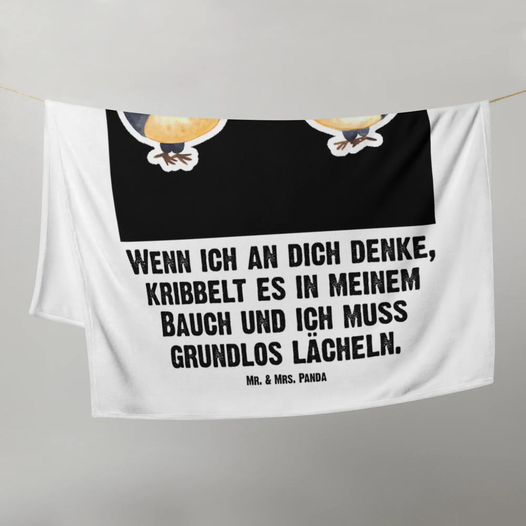 Kocyk dla niemowląt Pingwiny Pocałunek Miłość, partner, przyjaciel, przyjaciółka, mąż, żona, wesele, zaręczyny, prośba o rękę, prezent miłosny, rocznica, dzień ślubu