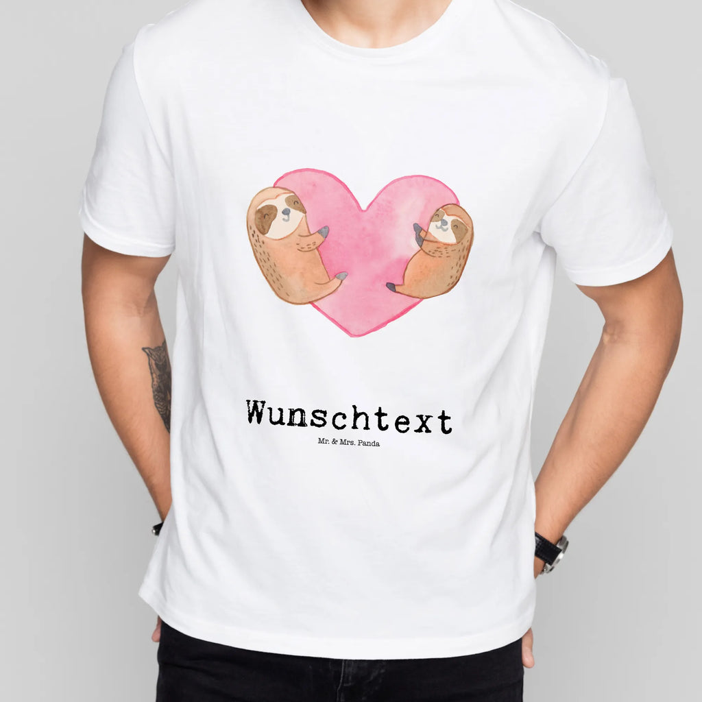 Rozmiar L Personalizowana koszulka leniwce Serce Männer, T-Shirt Personalisiert, T-Shirt mit Namen, Frauen, T-Shirt mit Aufruck, Liebe, Partner, Freund, Freundin, Ehemann, Ehefrau, Heiraten, Verlobung, Heiratsantrag, Liebesgeschenk, Jahrestag, Hocheitstag, Liebesbeweis, Geschenk für Partner, Hochzeitstag, für Ehemann, Geschenk für Frauen, Valentinstag, für Männer, Mitbringsel, Geschenk für Freundin