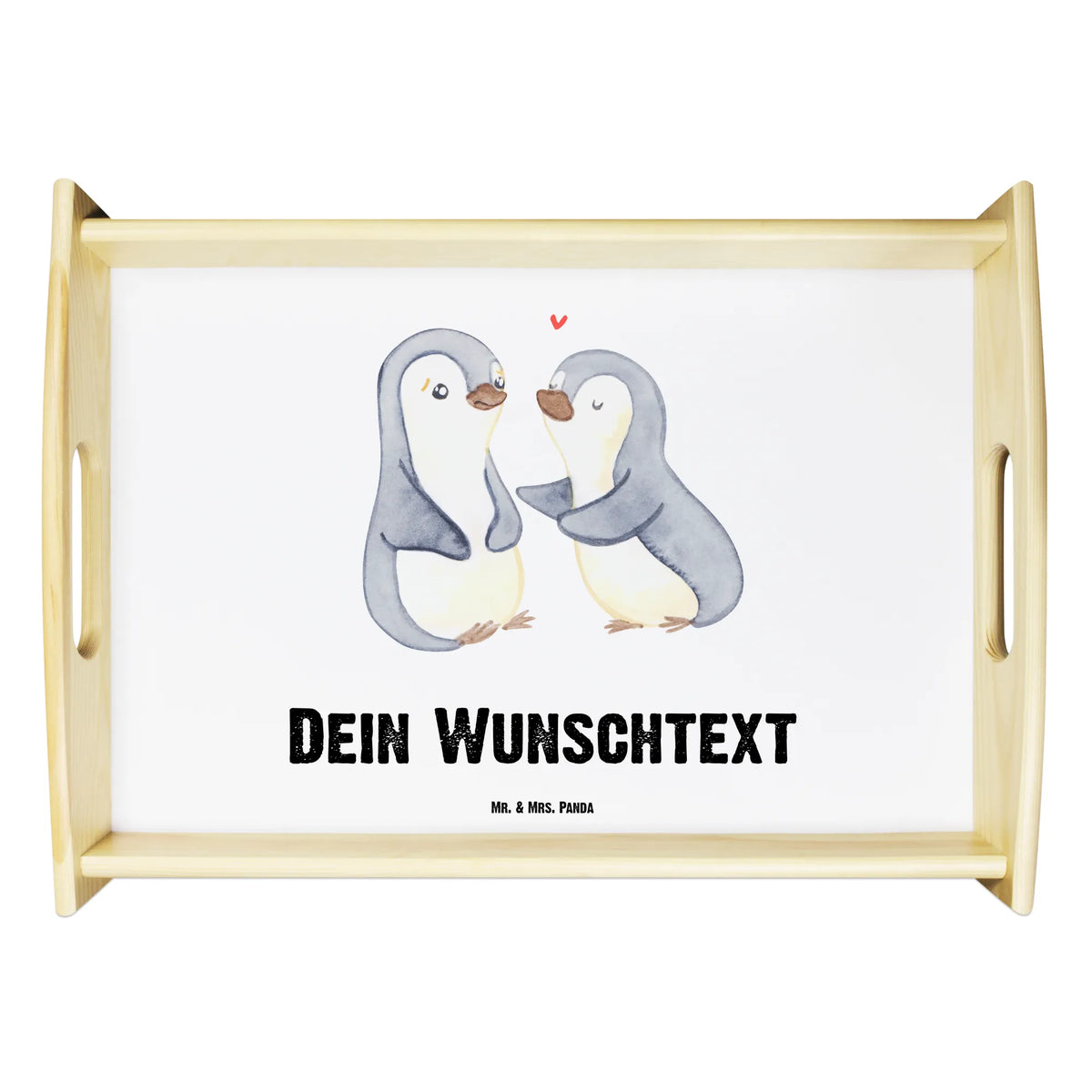 Personalised serving tray penguins console Love, Loving, Two, Together, Marriage, Engagement, Proposal of marriage, Love gift, gift for her, gift for him, anniversary gift, Valentine's Day Gift for Women Love Gift Anniversary Wedding Anniversary Party Favor Gift for Girlfriend Gift for Partner Boyfriend Gift Token of Love for Men for Husband