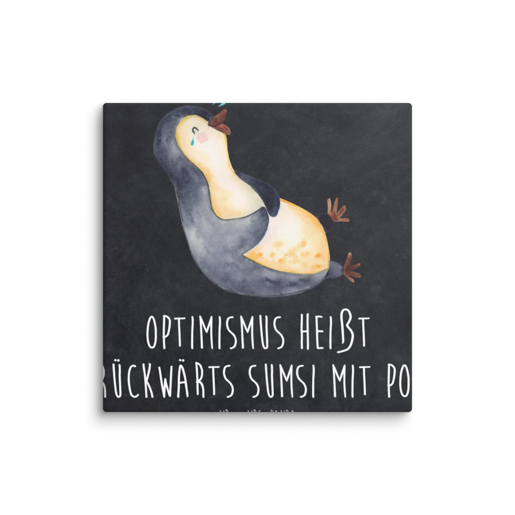 Canvas picture Penguin Laugh Dekoration, Kunstdruck, Bild, Wanddeko, Leinwand, Pinguin, Pinguine, lustiger Spruch, Lachen, Fröhlichkeit, Fröhlich, Optimismus, Humor