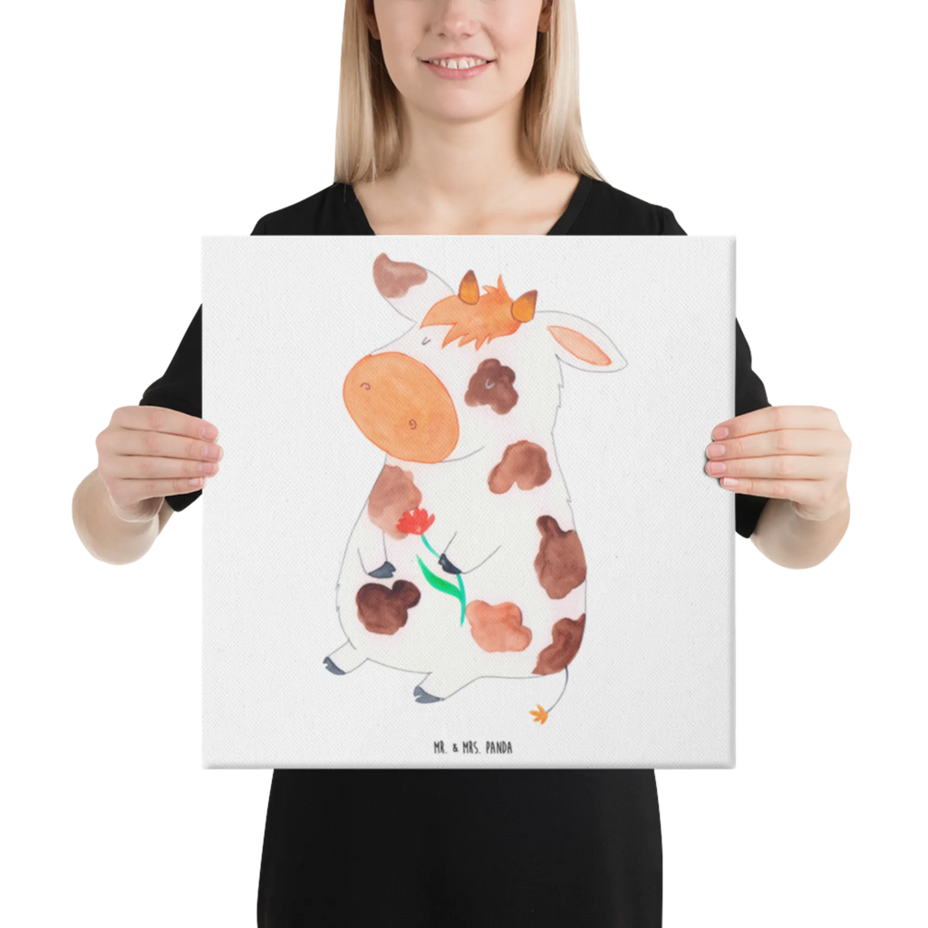 Canvas picture Cow Wanddeko, Kunstdruck, Dekoration, Bild, Leinwand, Bauernhof, Hoftiere, Landwirt, Landwirtin, Hof, Motivtion, Milchkuh, Träume, Spruch, Magie, Milch, Kuh, Flausen, Kühe