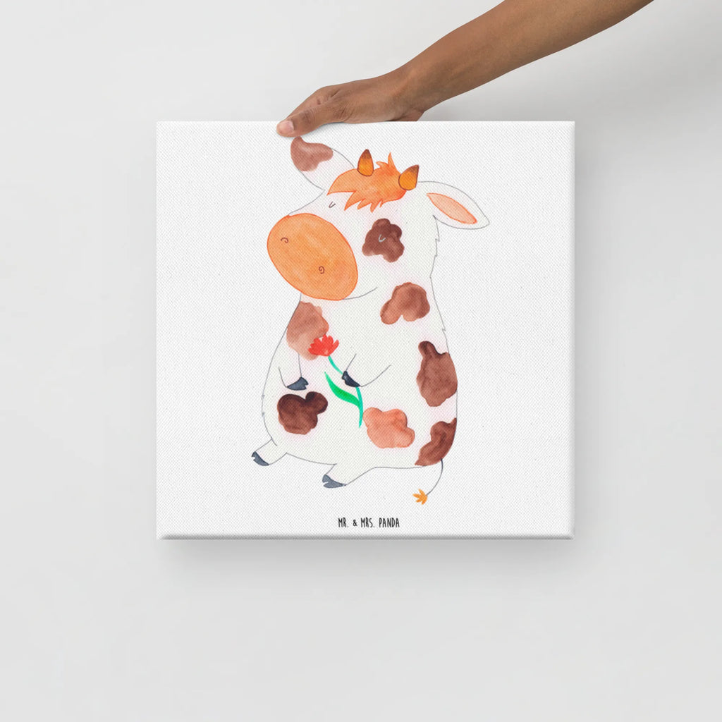 Canvas picture Cow Wanddeko, Kunstdruck, Dekoration, Bild, Leinwand, Bauernhof, Hoftiere, Landwirt, Landwirtin, Hof, Motivtion, Milchkuh, Träume, Spruch, Magie, Milch, Kuh, Flausen, Kühe