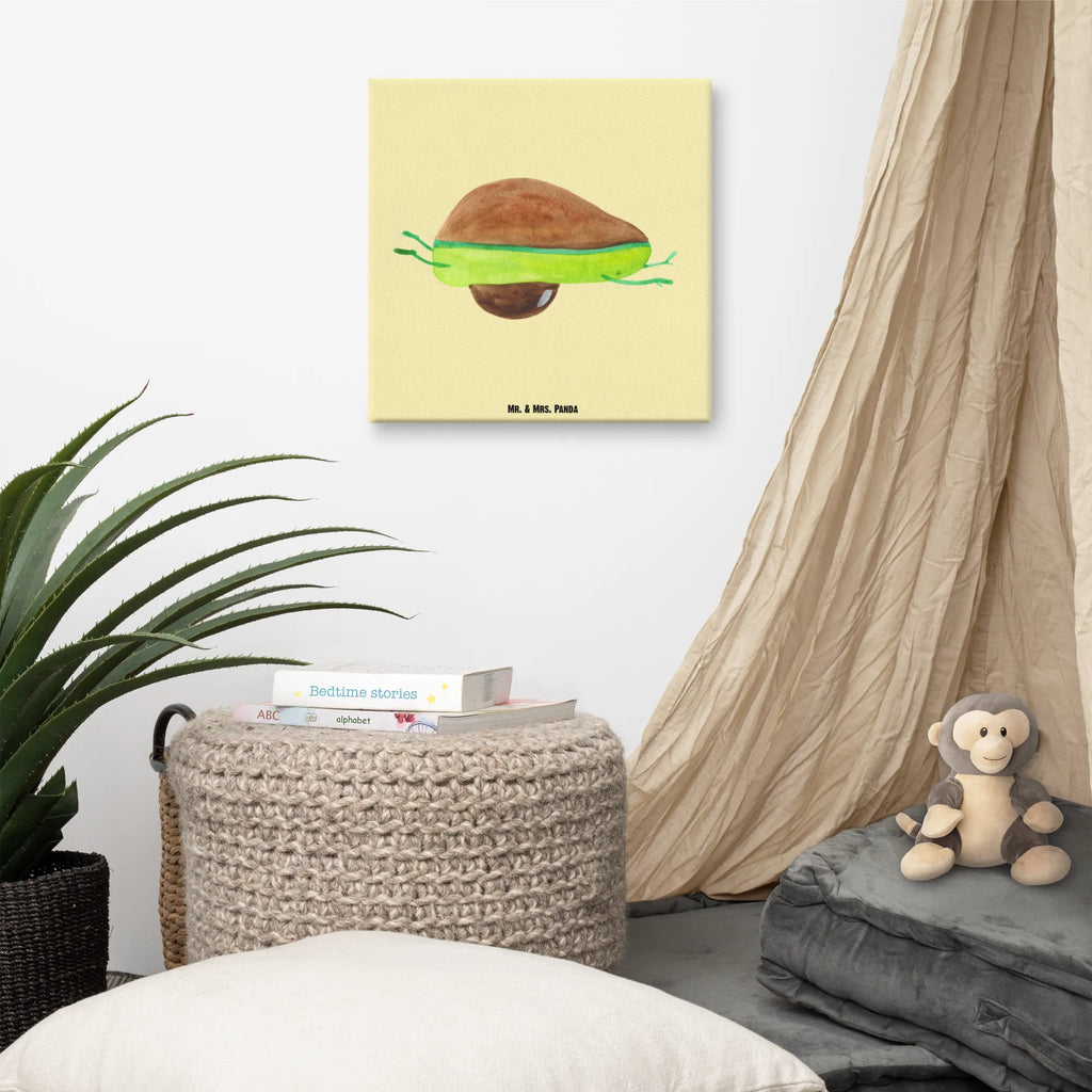 Canvas picture avocado yoga Leinwand, Kunstdruck, Gesund, Veggie, Vegan, Avocado, Avocado Yoga Vegan