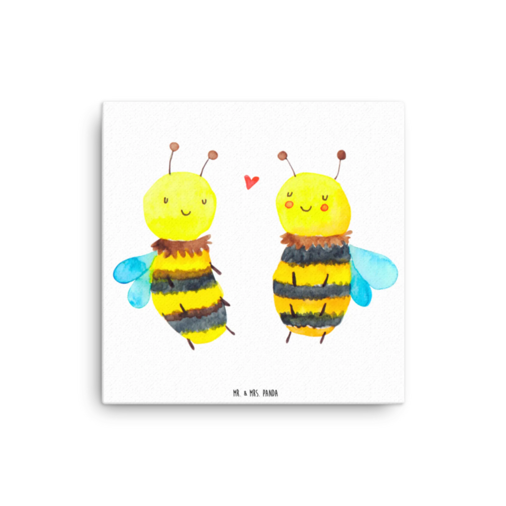 Canvas picture bee In love Leinwand, Kunstdruck, Dekoration, Bild, Wanddeko, Biene, Wespe, Hummel