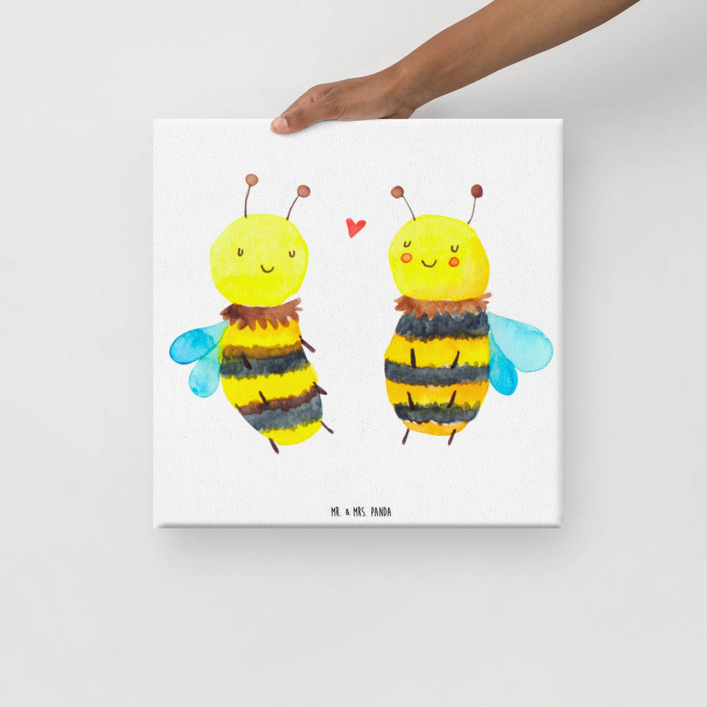 Canvas picture bee In love Leinwand, Kunstdruck, Dekoration, Bild, Wanddeko, Biene, Wespe, Hummel