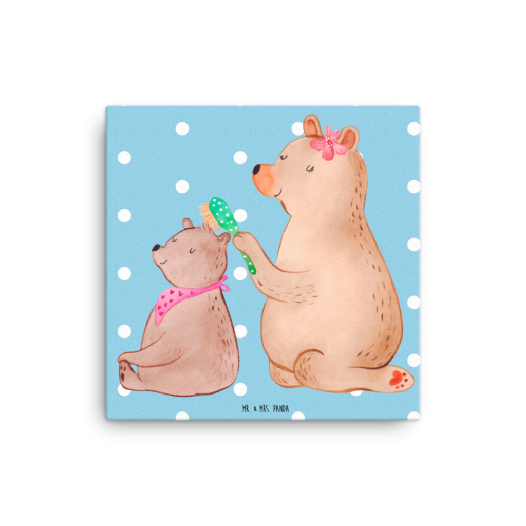 Canvas picture bear child Kunstdruck, Leinwand, Vatertag, Schwester, Muttertag, Bruder, Papa, Mama, Oma, Opa, Familie, Mutter, Mutti, Geschenk