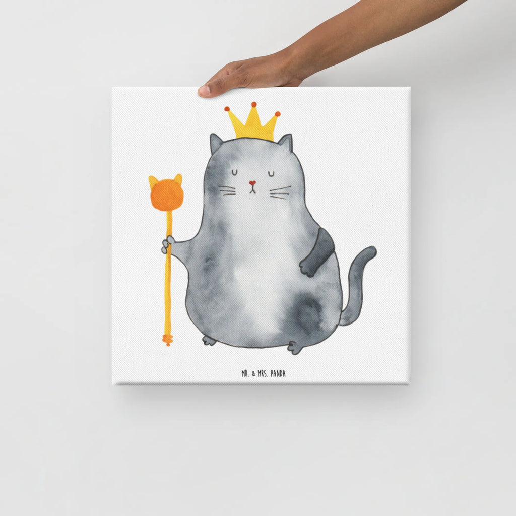 Canvas picture Cat king Leinwand, Kunstdruck, Katzenmotiv, Katzenfan, Katzendeko, Katzenfreund, Katzenliebhaber, Katzenprodukte, Katzenartikel, Katzenaccessoires, Katzensouvenirs, Katzenliebhaberprodukte, Katzenmotive, Katze, Kater, Haustier, Erste Eigenen Wohnung, Umzug, Cat, Cats, Wohnung, Mietze, Katzenbesitzerin, Katzen, König, Katzenhalter, Einzug, Mietzhaus, Königin, Familie, Queen