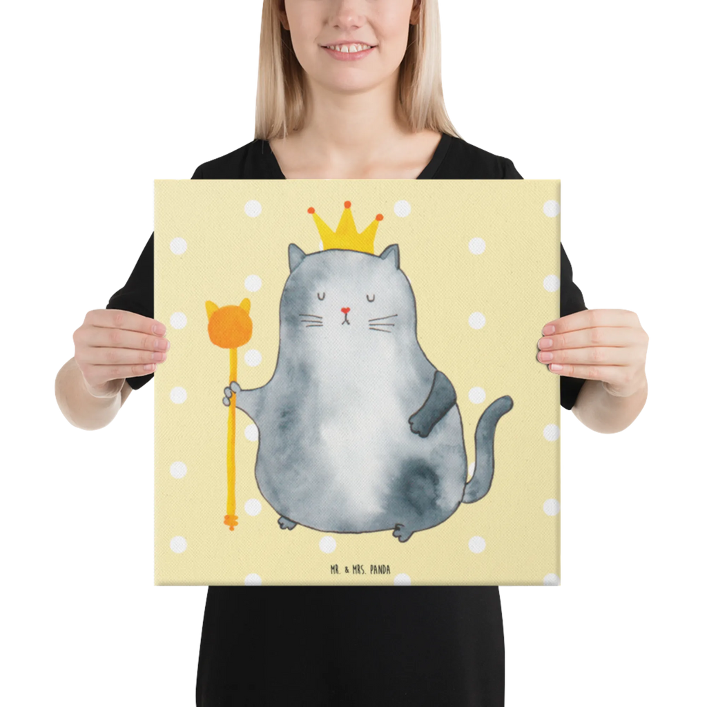 Canvas picture Cat king Leinwand, Kunstdruck, Katzenmotiv, Katzenfan, Katzendeko, Katzenfreund, Katzenliebhaber, Katzenprodukte, Katzenartikel, Katzenaccessoires, Katzensouvenirs, Katzenliebhaberprodukte, Katzenmotive, Katze, Kater, Haustier, Erste Eigenen Wohnung, Umzug, Cat, Cats, Wohnung, Mietze, Katzenbesitzerin, Katzen, König, Katzenhalter, Einzug, Mietzhaus, Königin, Familie, Queen