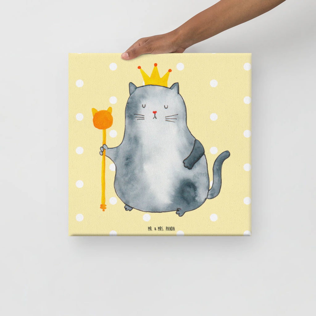 Canvas picture Cat king Leinwand, Kunstdruck, Katzenmotiv, Katzenfan, Katzendeko, Katzenfreund, Katzenliebhaber, Katzenprodukte, Katzenartikel, Katzenaccessoires, Katzensouvenirs, Katzenliebhaberprodukte, Katzenmotive, Katze, Kater, Haustier, Erste Eigenen Wohnung, Umzug, Cat, Cats, Wohnung, Mietze, Katzenbesitzerin, Katzen, König, Katzenhalter, Einzug, Mietzhaus, Königin, Familie, Queen