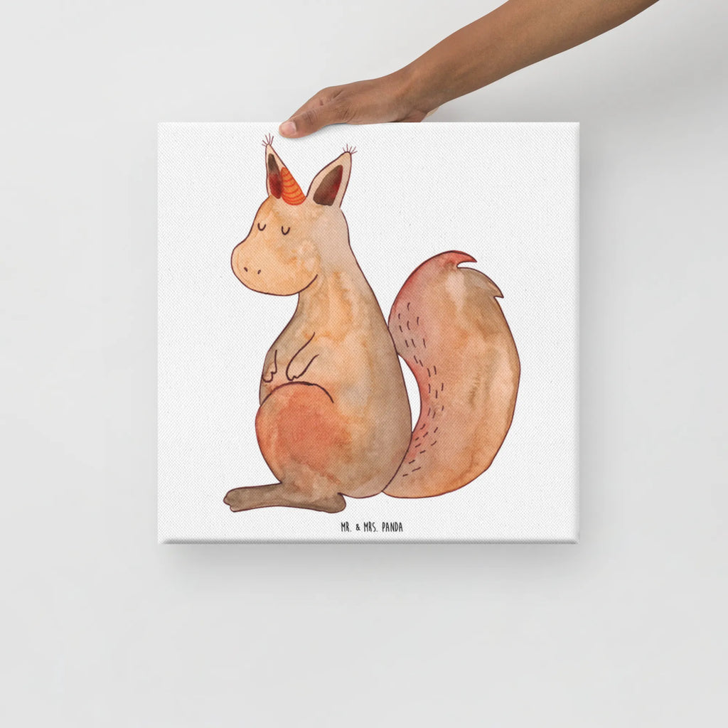 Canvas picture unicorn Believe Leinwand, Bild, Kunstdruck, Wanddeko, Dekoration, Einhorn, Einhörner, Einhorn Deko, Unicorn, Einhörnchen, Eichhörnchen, Eichhorn